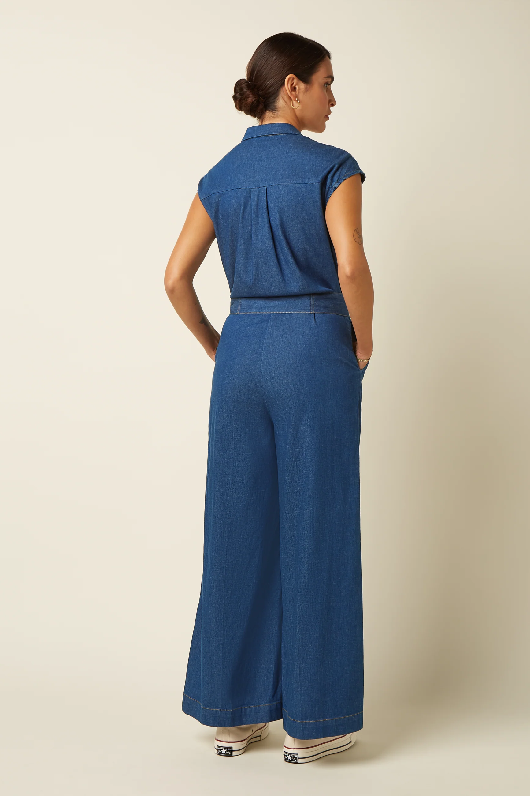 Amy Jumpsuit Chambray - Image 3