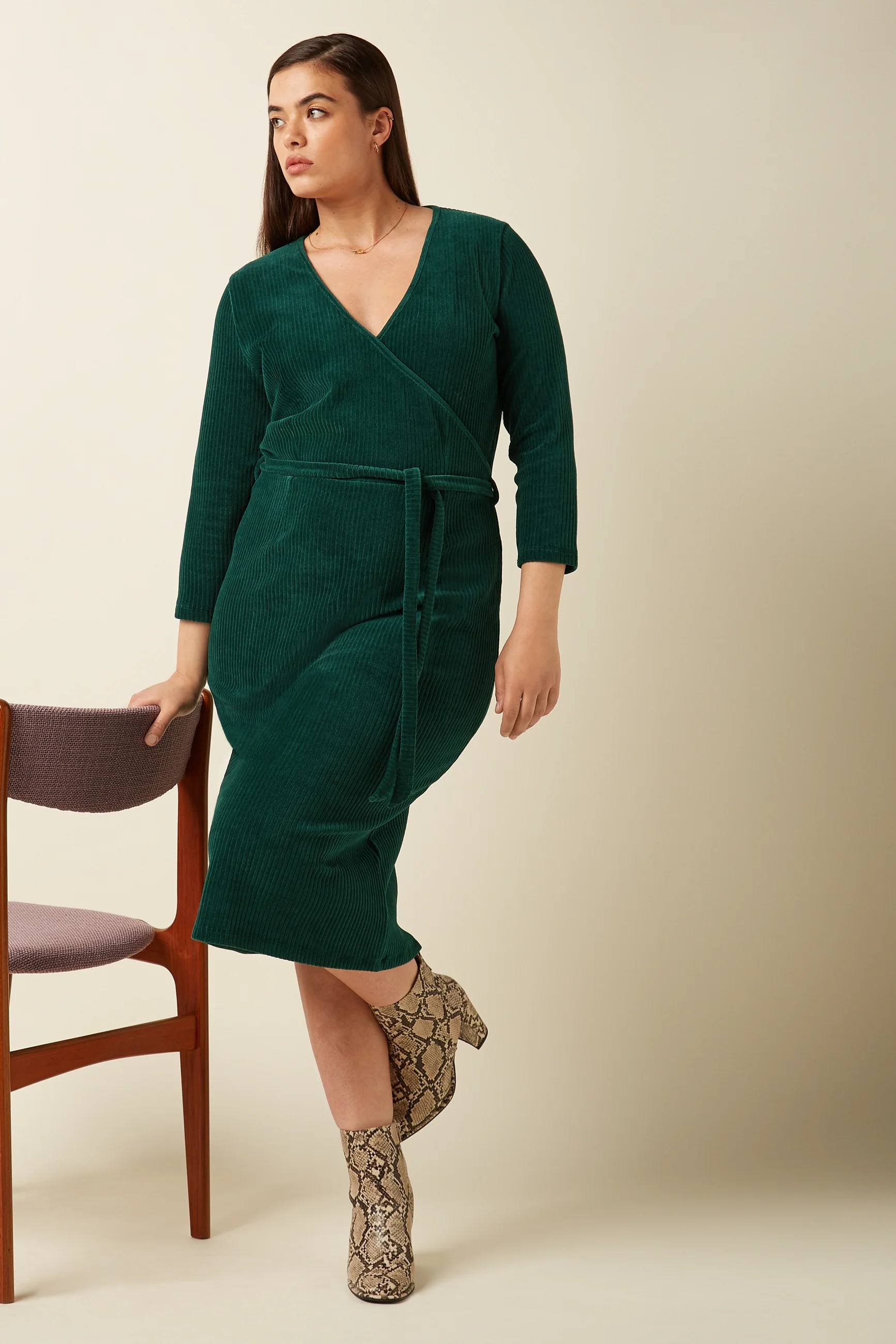 Anja Dress Rina Rib - Image 4