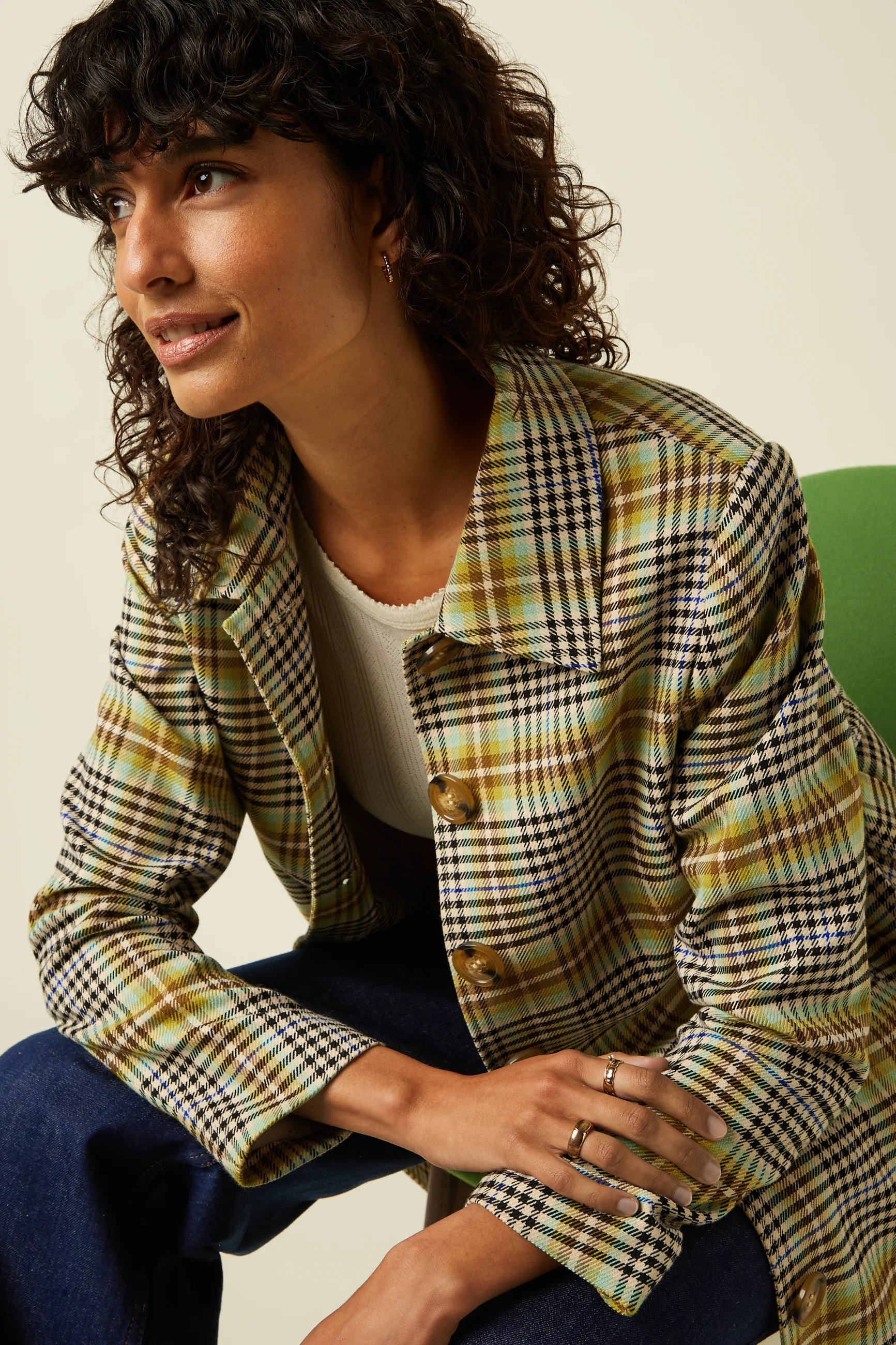 Arabella Coat Kooks Check - Image 4