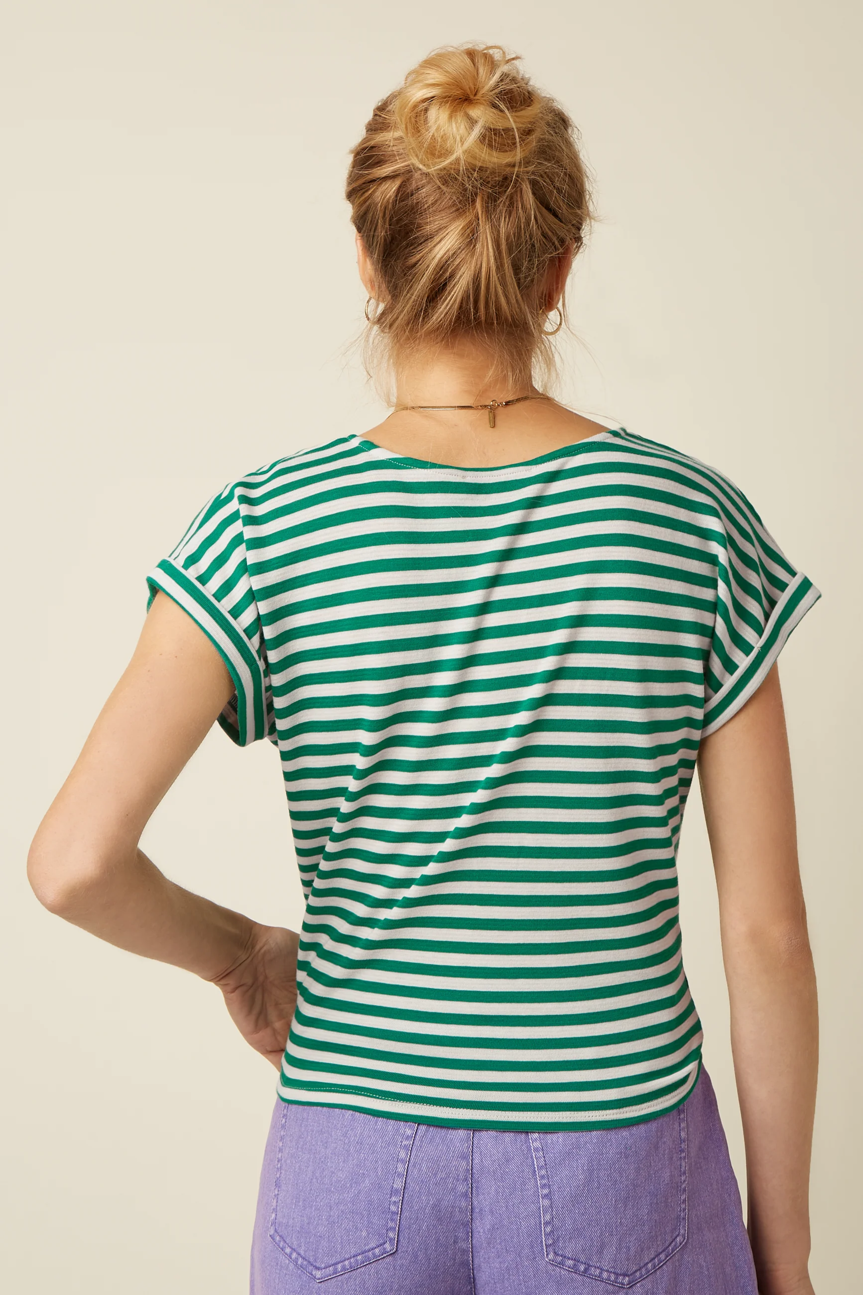 Aria Knot Shirt Chopito Stripe - Image 3