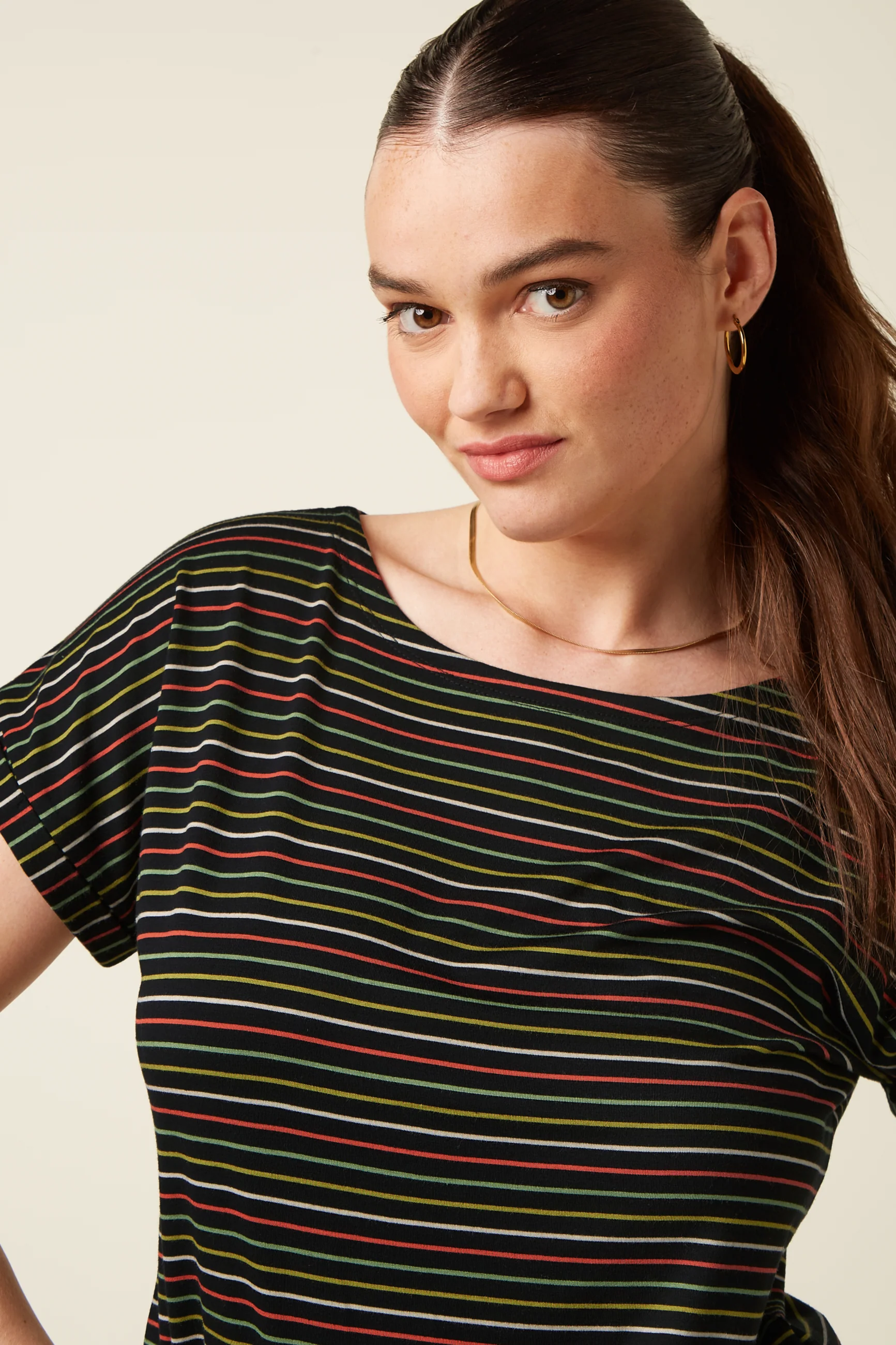 Aria Top Menchini Stripe - Image 2