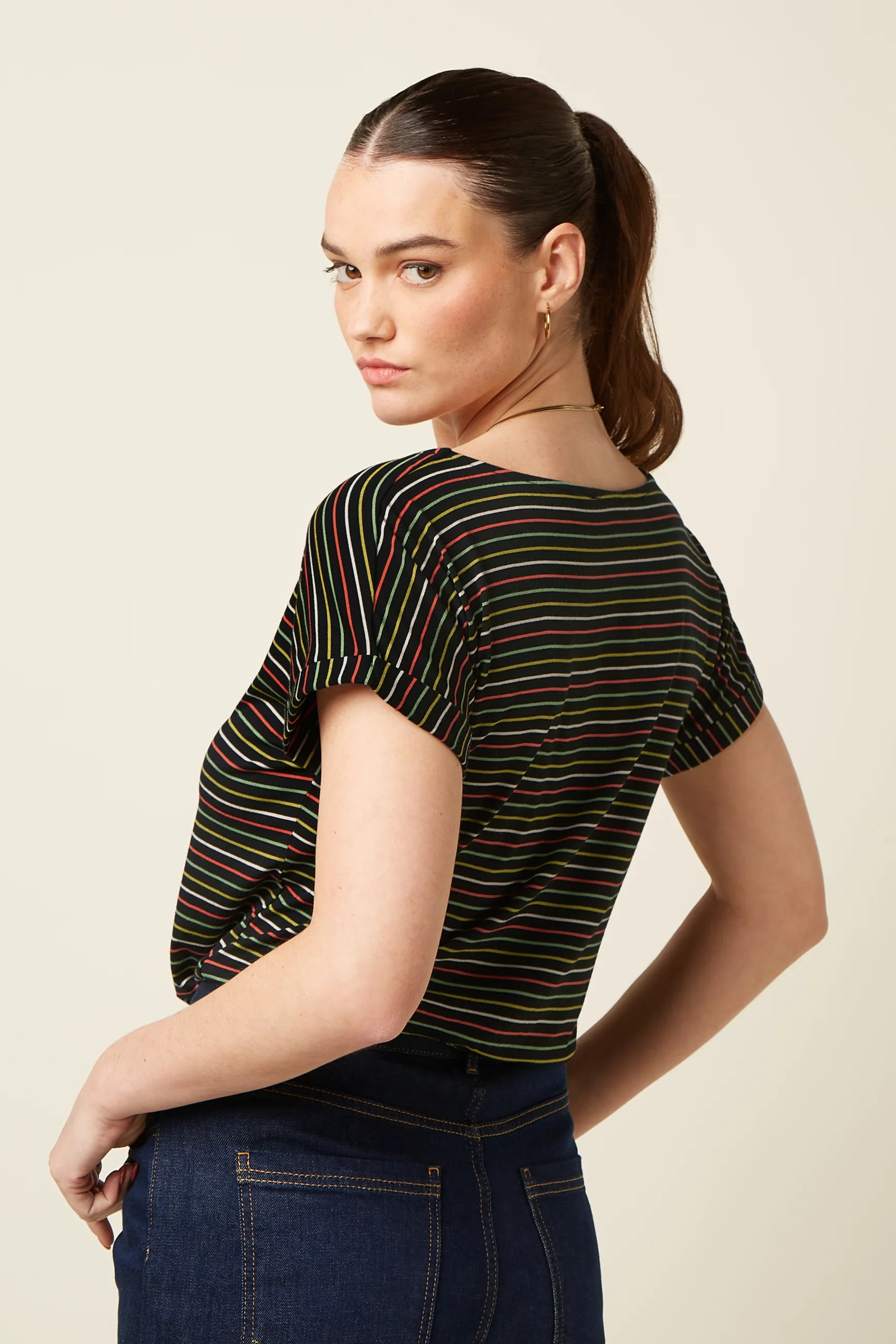 Aria Top Menchini Stripe - Image 3