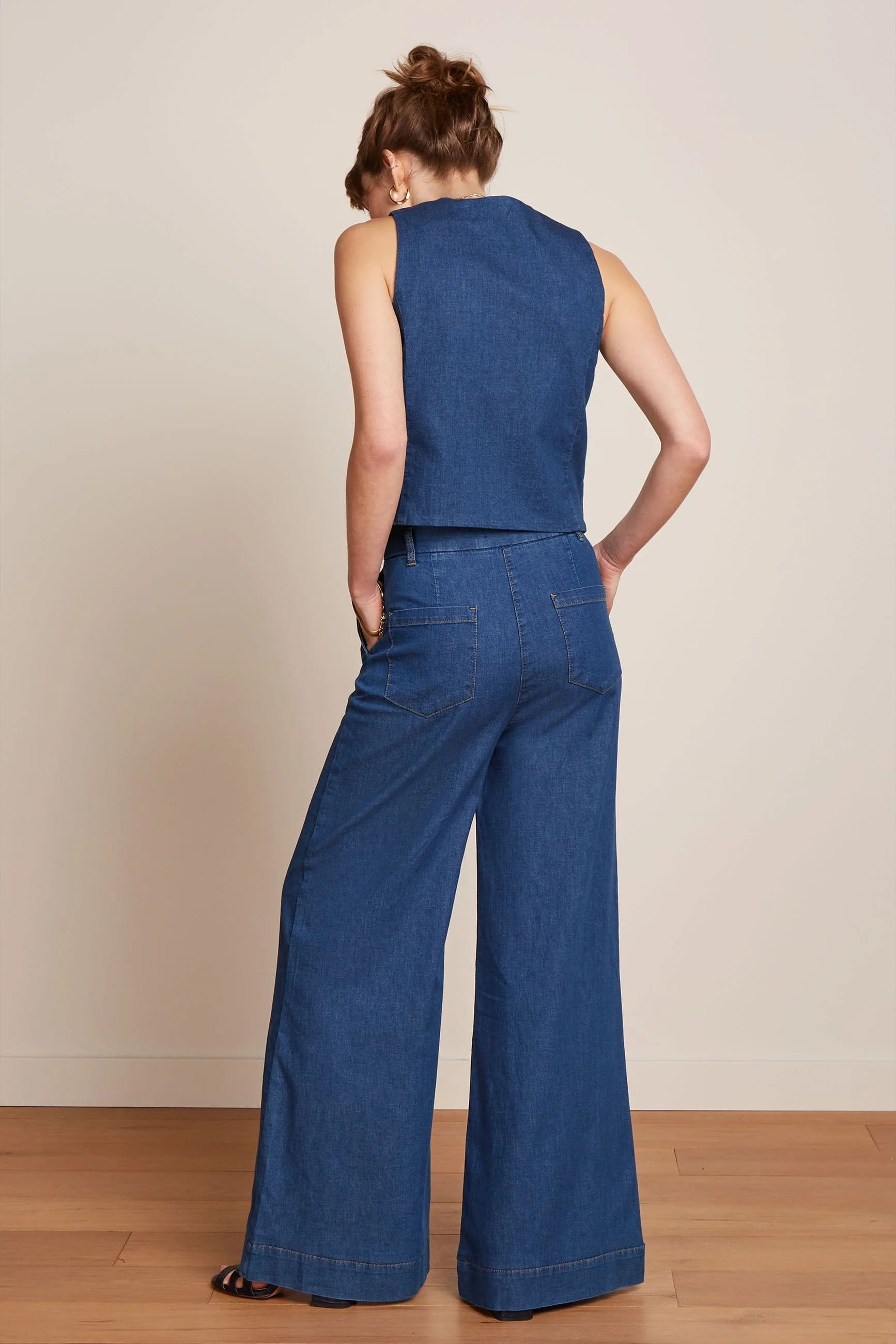 Bianca Gilet Chambray - Image 3