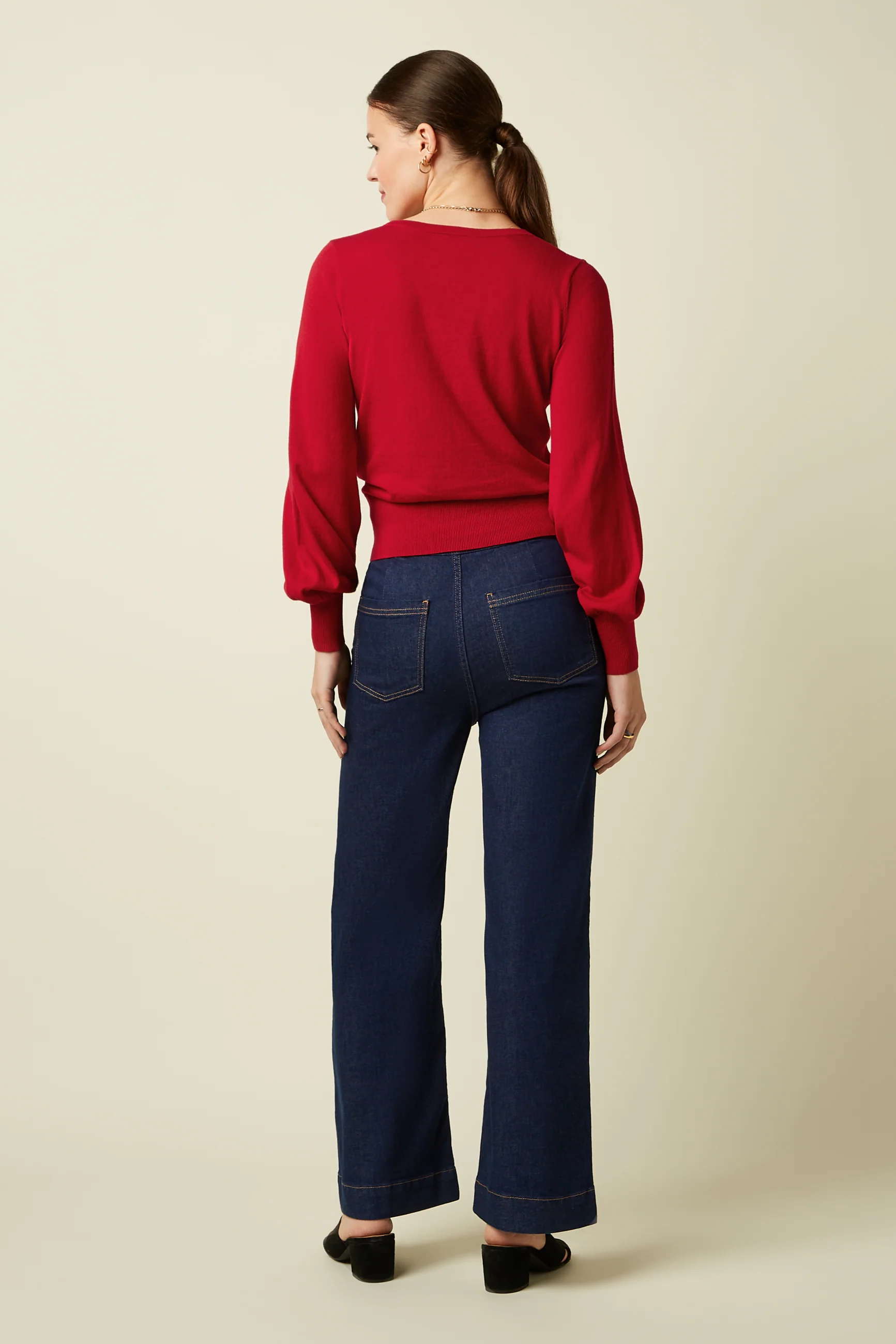 Bob Sailor Pants Onyx Denim - Image 3
