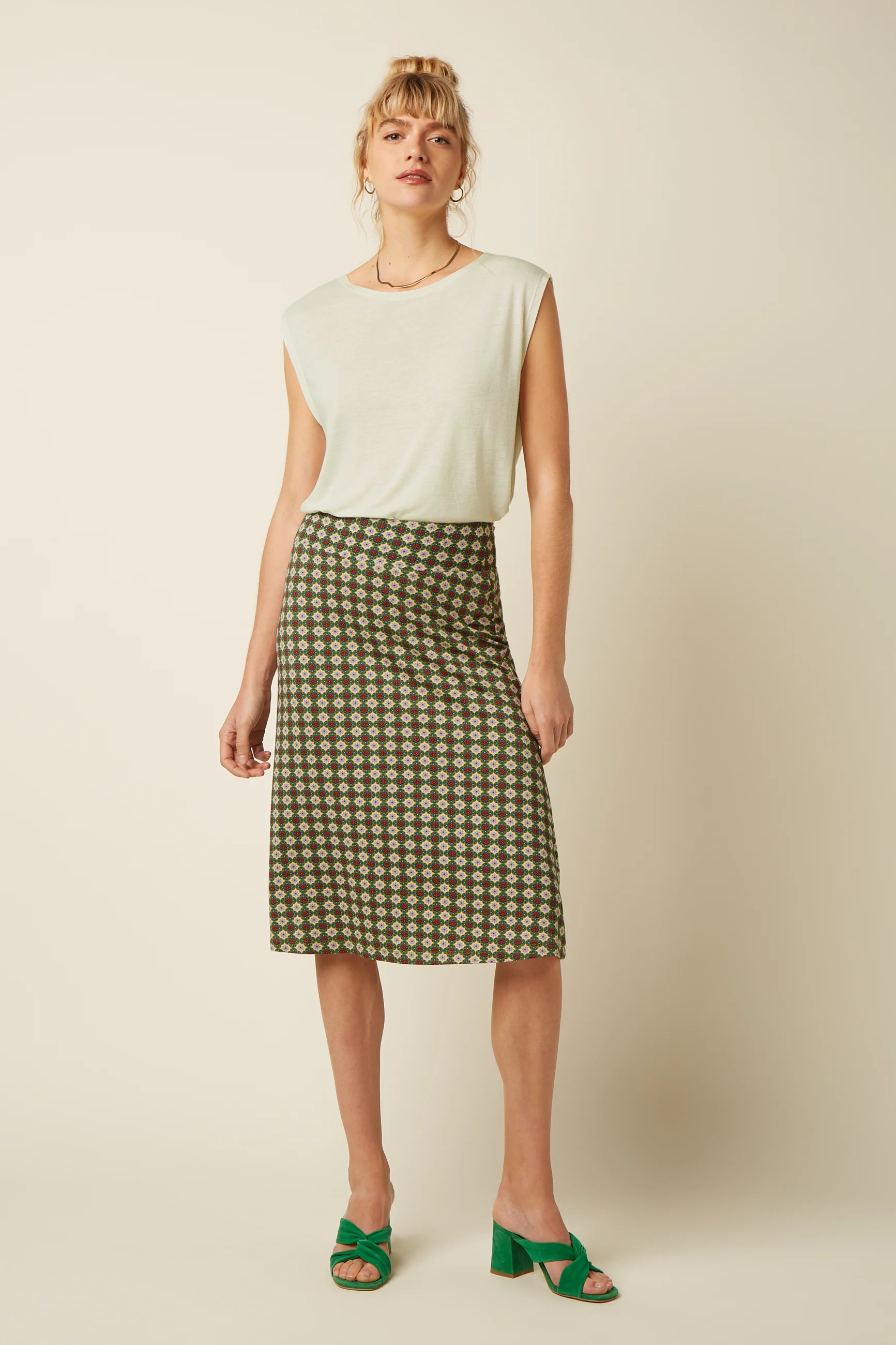 Border Juno Skirt Jade - Image 2