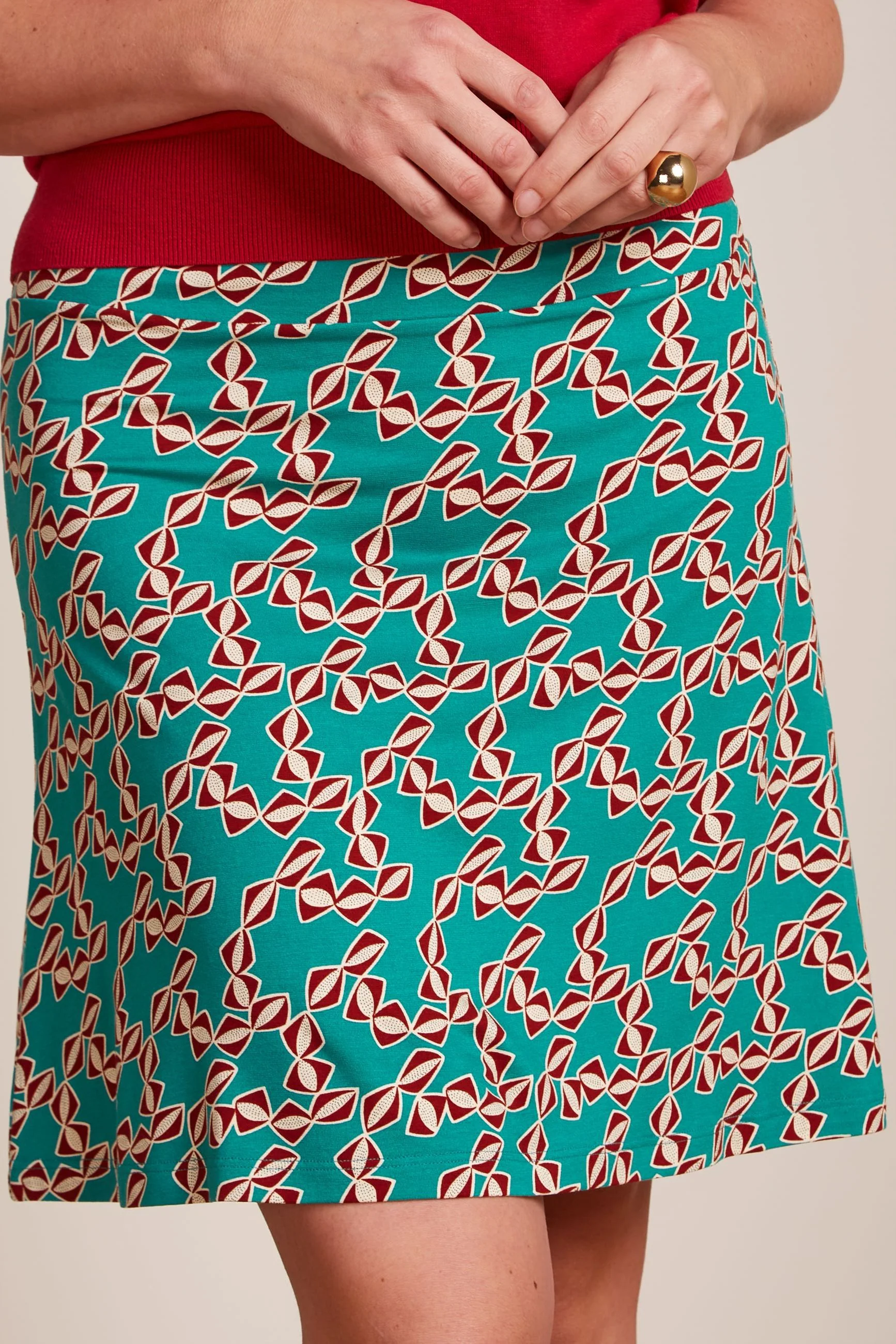 Border Skirt Minty - Image 2