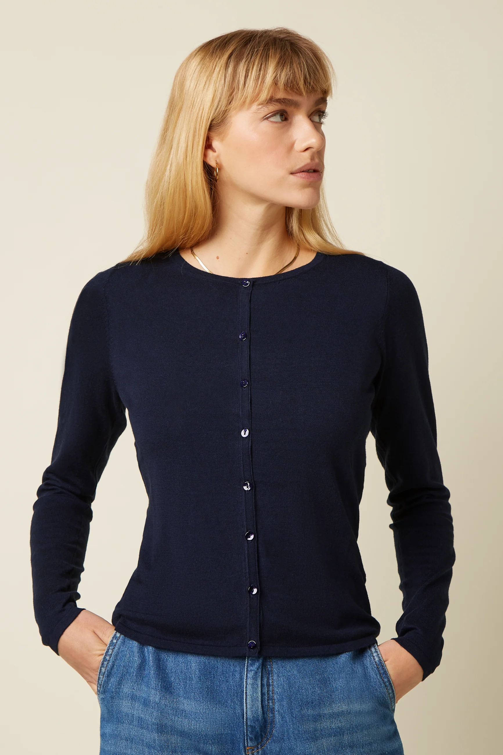Cardi Roundneck Cocoon