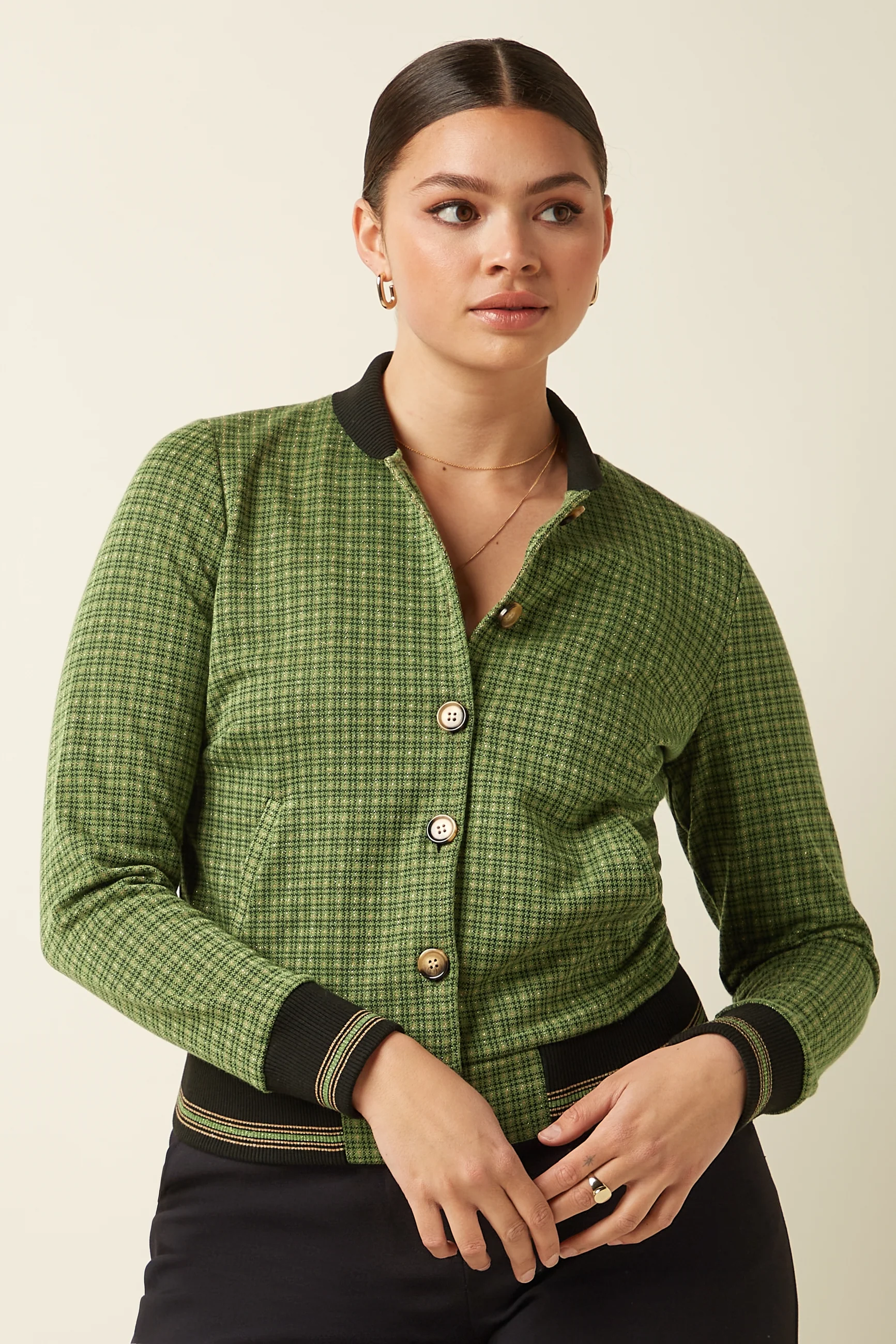 Cleo Jacket Ivy Check