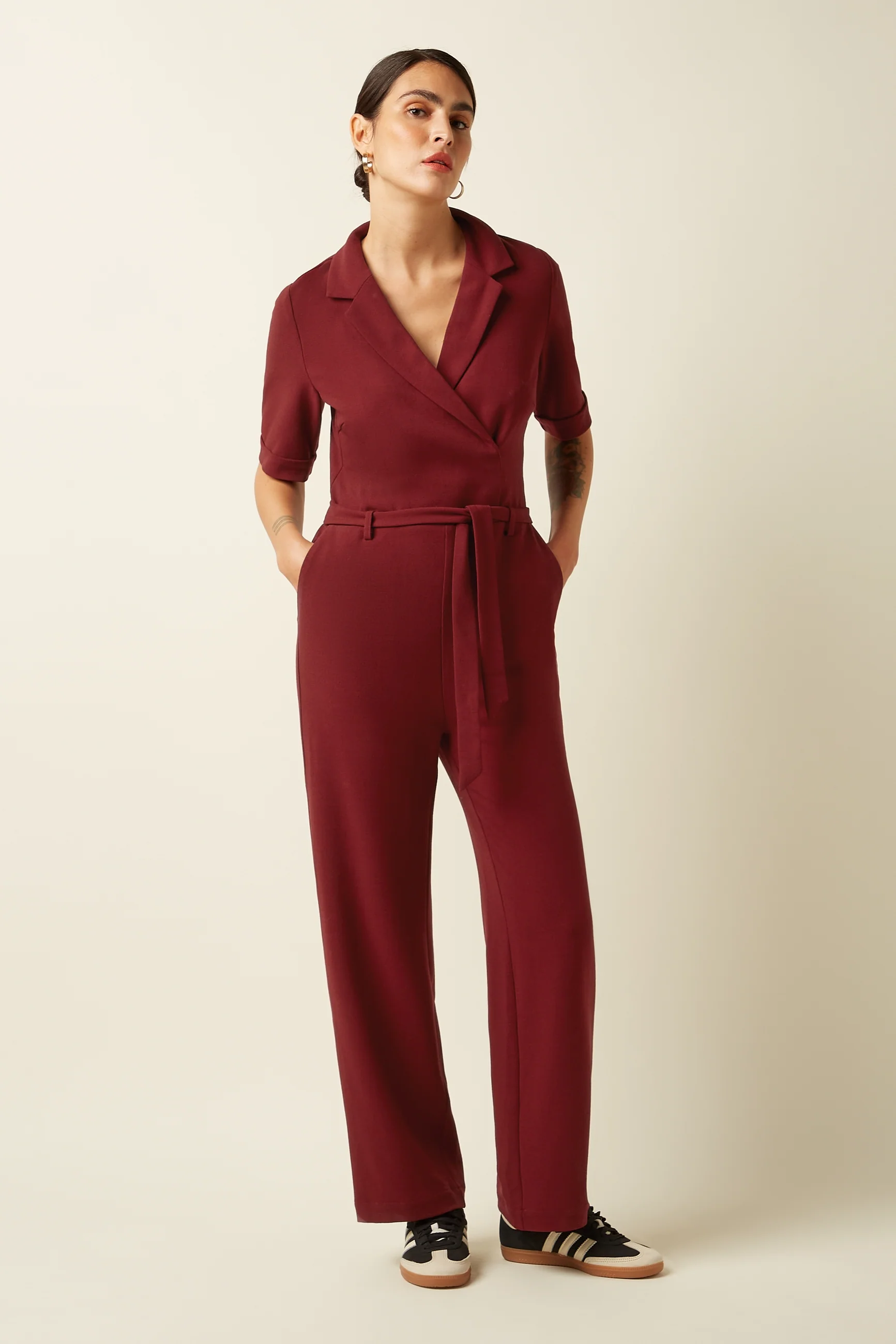 Doris Jumpsuit Woven Crepe