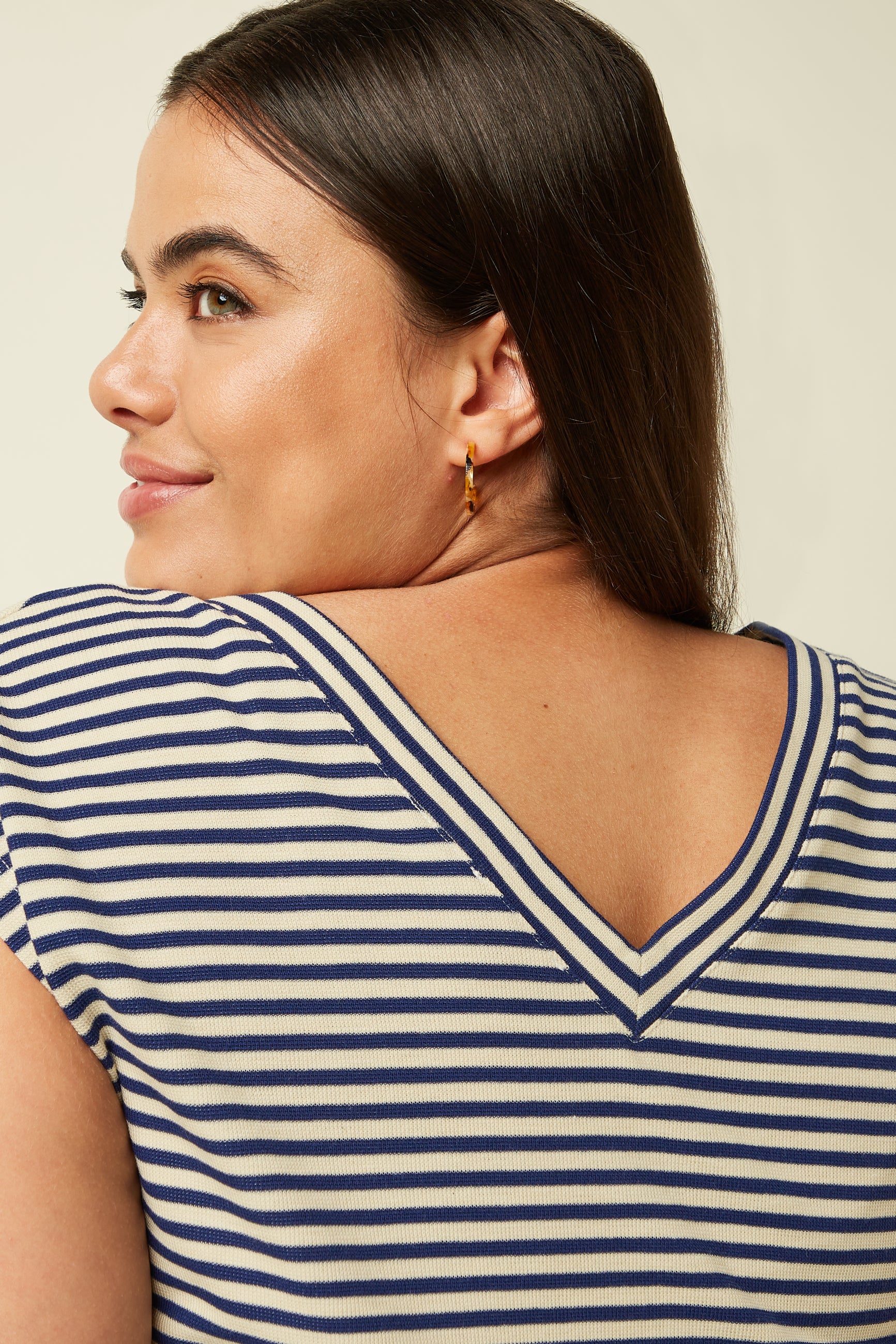 Double V Top Mariniere Stripe - Image 2