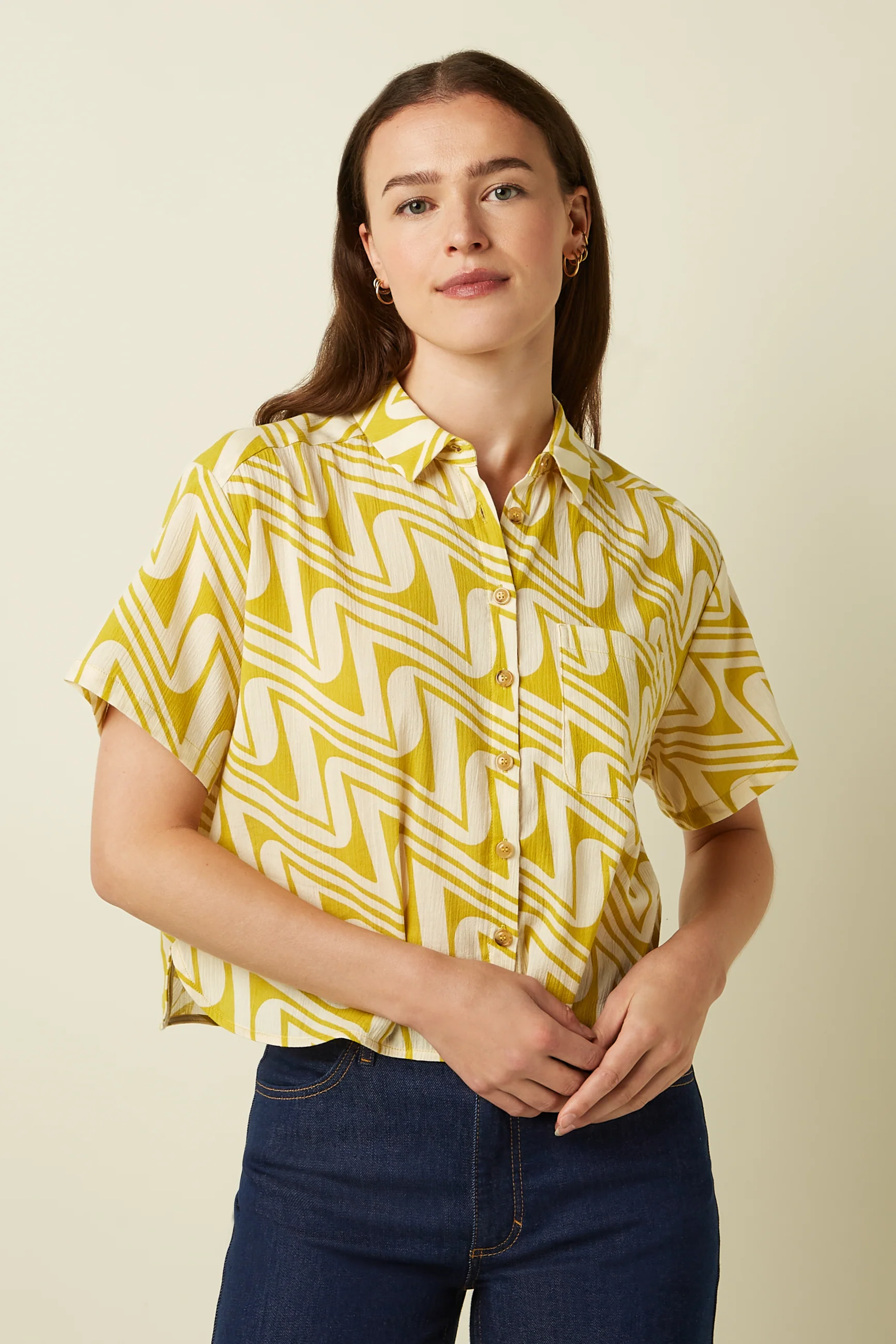 Evelina Blouse Laguna Woven