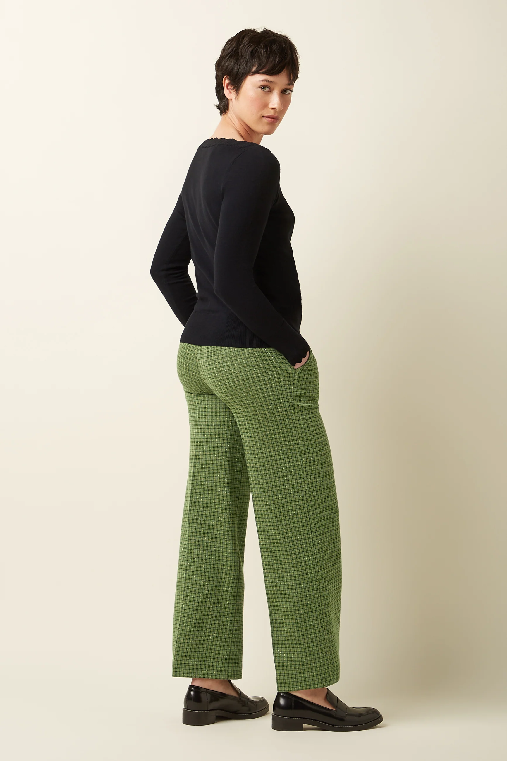 Federica Pants Ivy Check - Image 3
