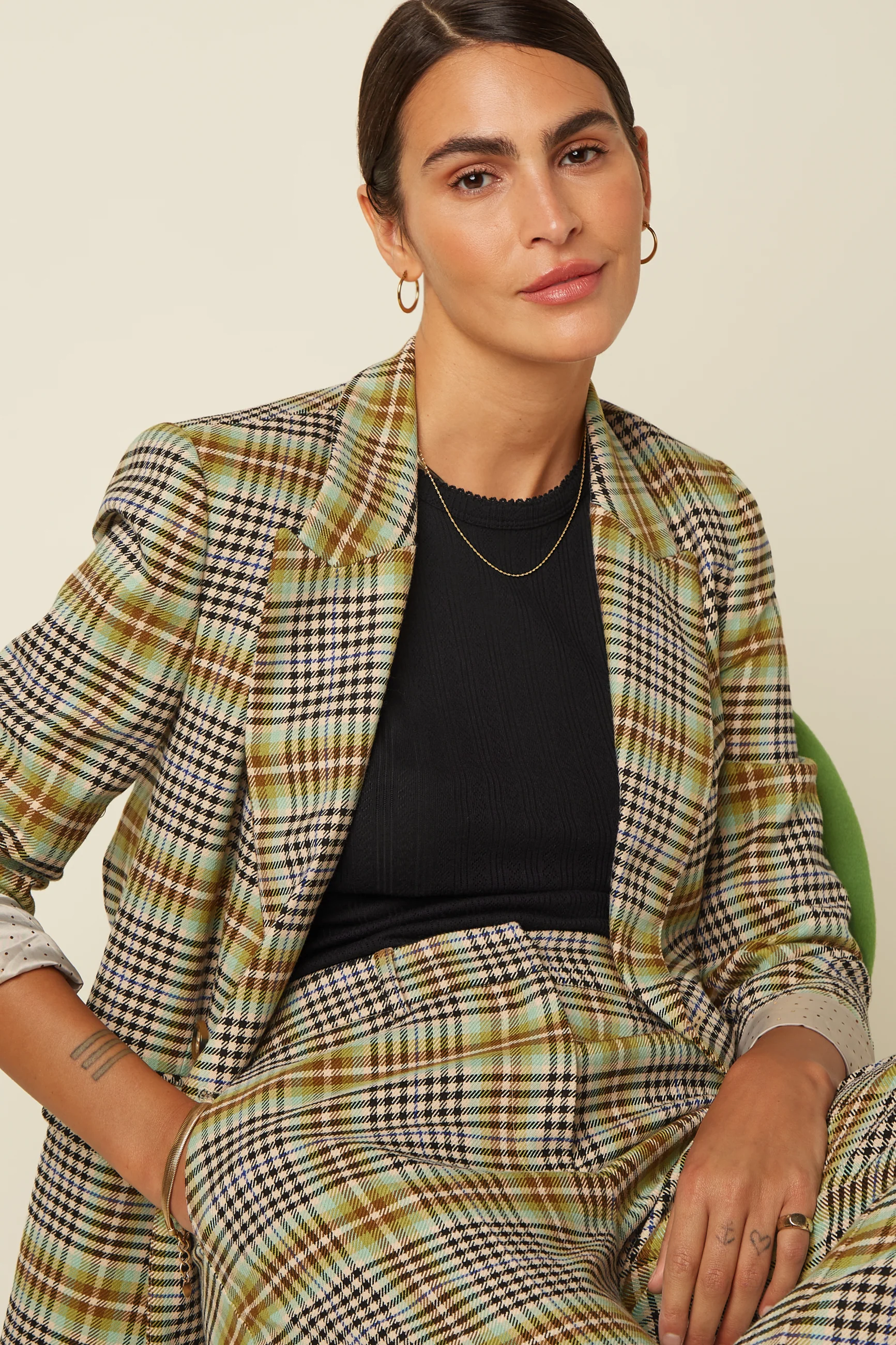 Federica Pants Kooks Check - Image 4