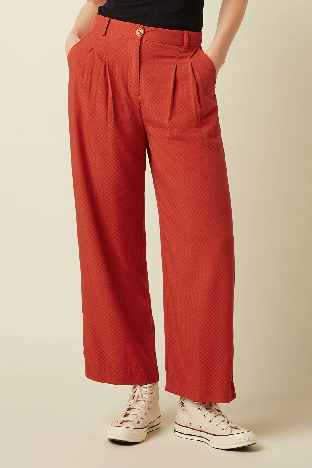 Fintan Cropped Pants Deniz