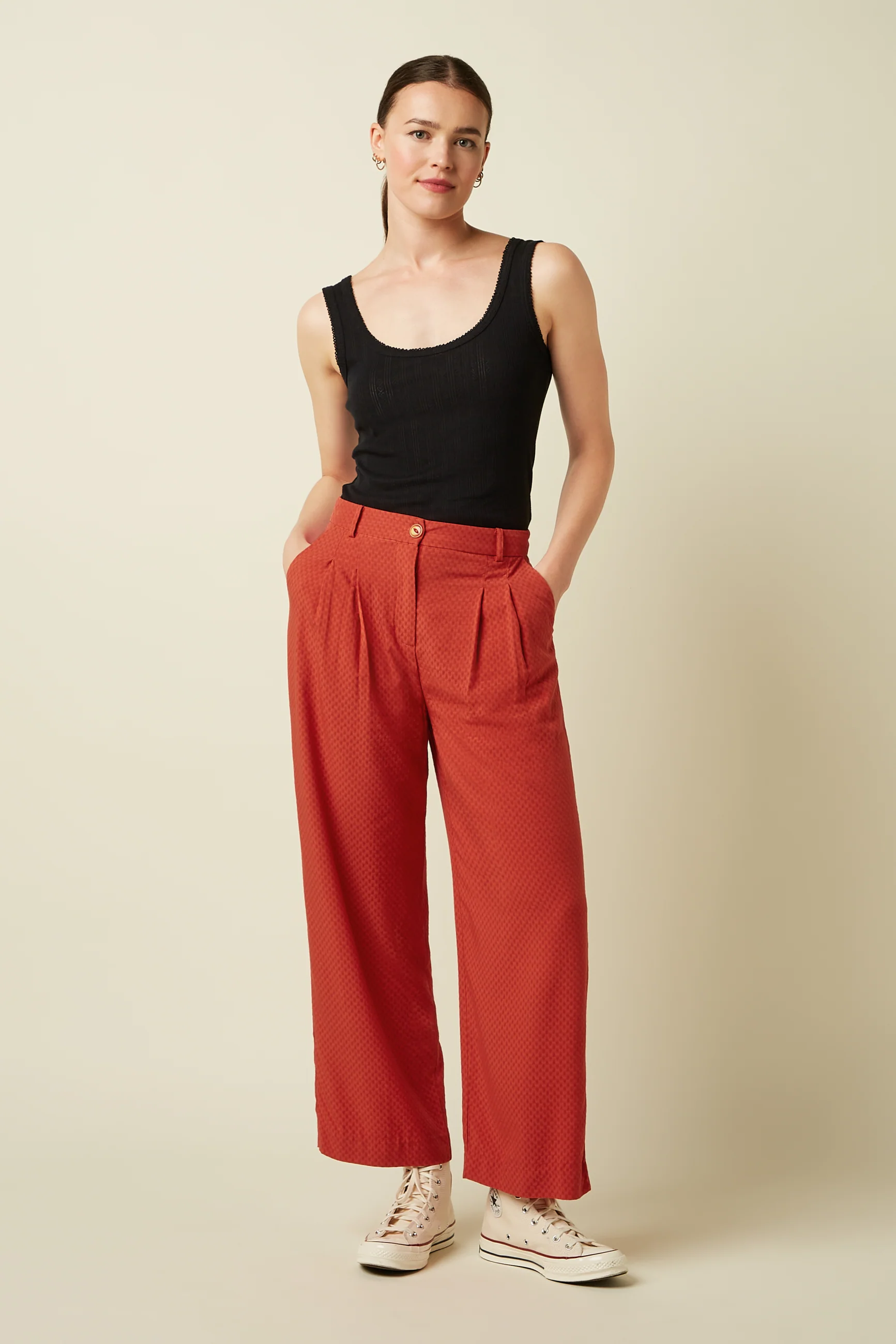 Fintan Cropped Pants Deniz - Image 2