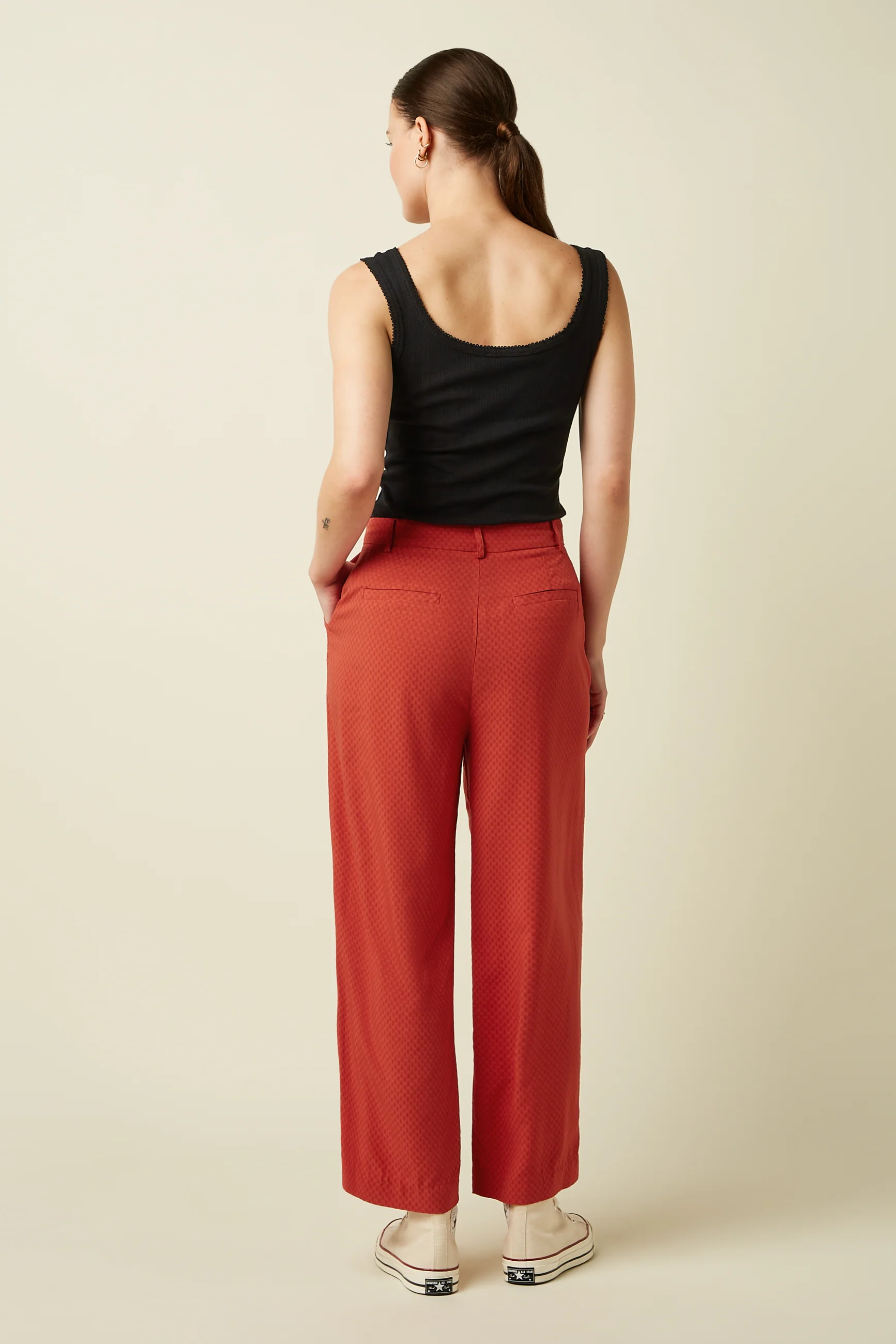 Fintan Cropped Pants Deniz - Image 3