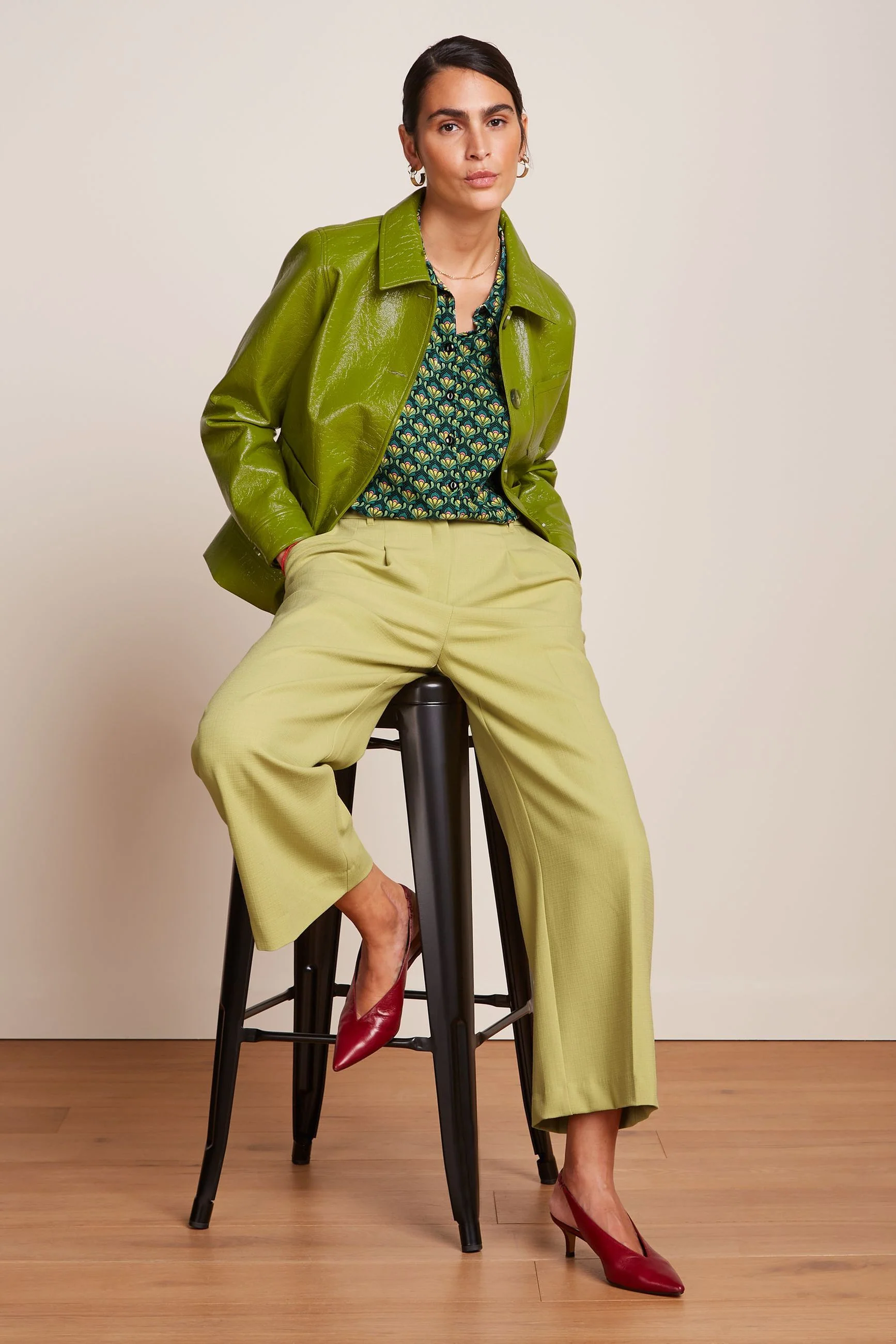 Fintan Cropped Pants Folly