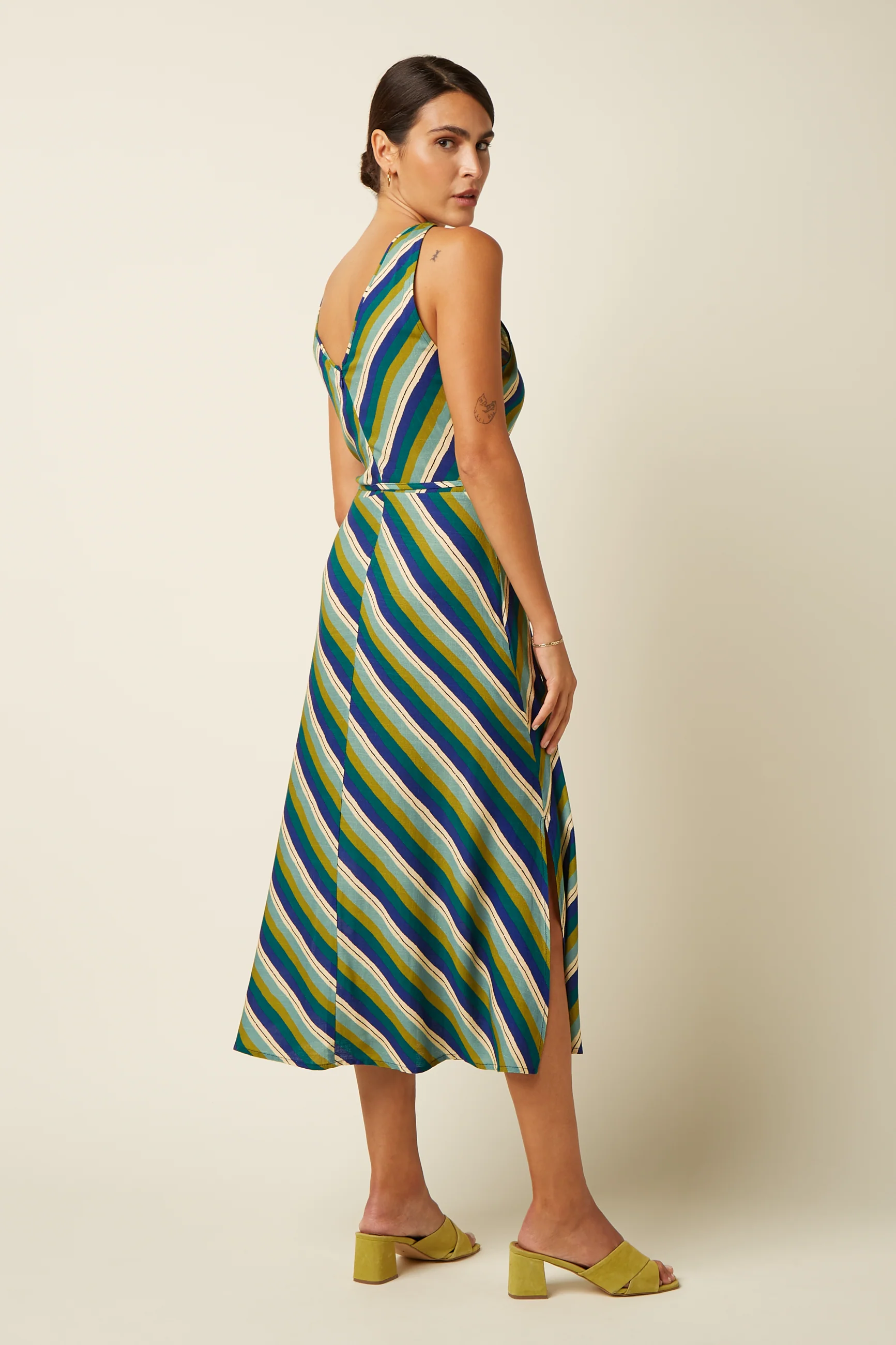 Hazel Midi Dress Cliff - Image 3