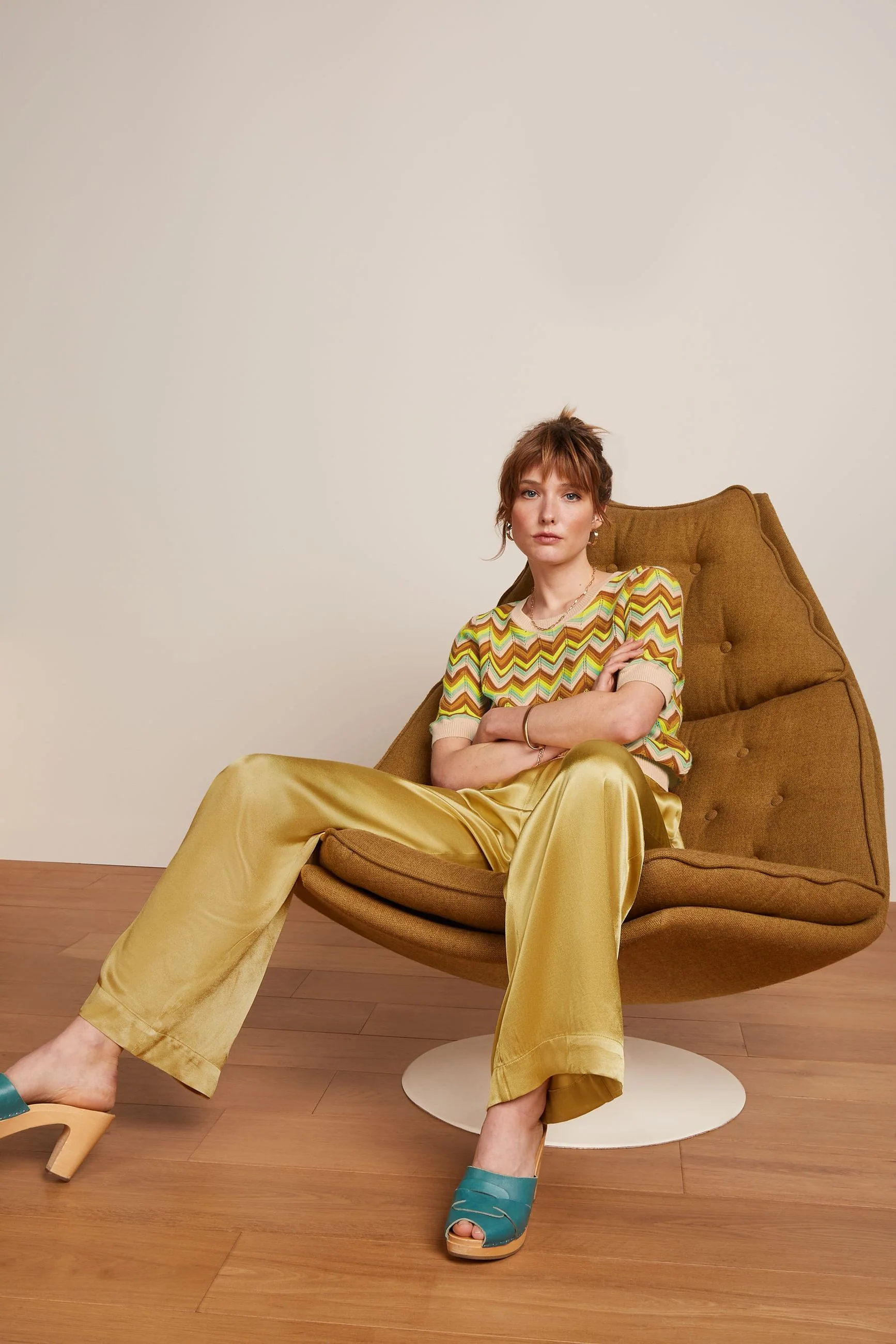 Irma Pants Star Satin - Image 2