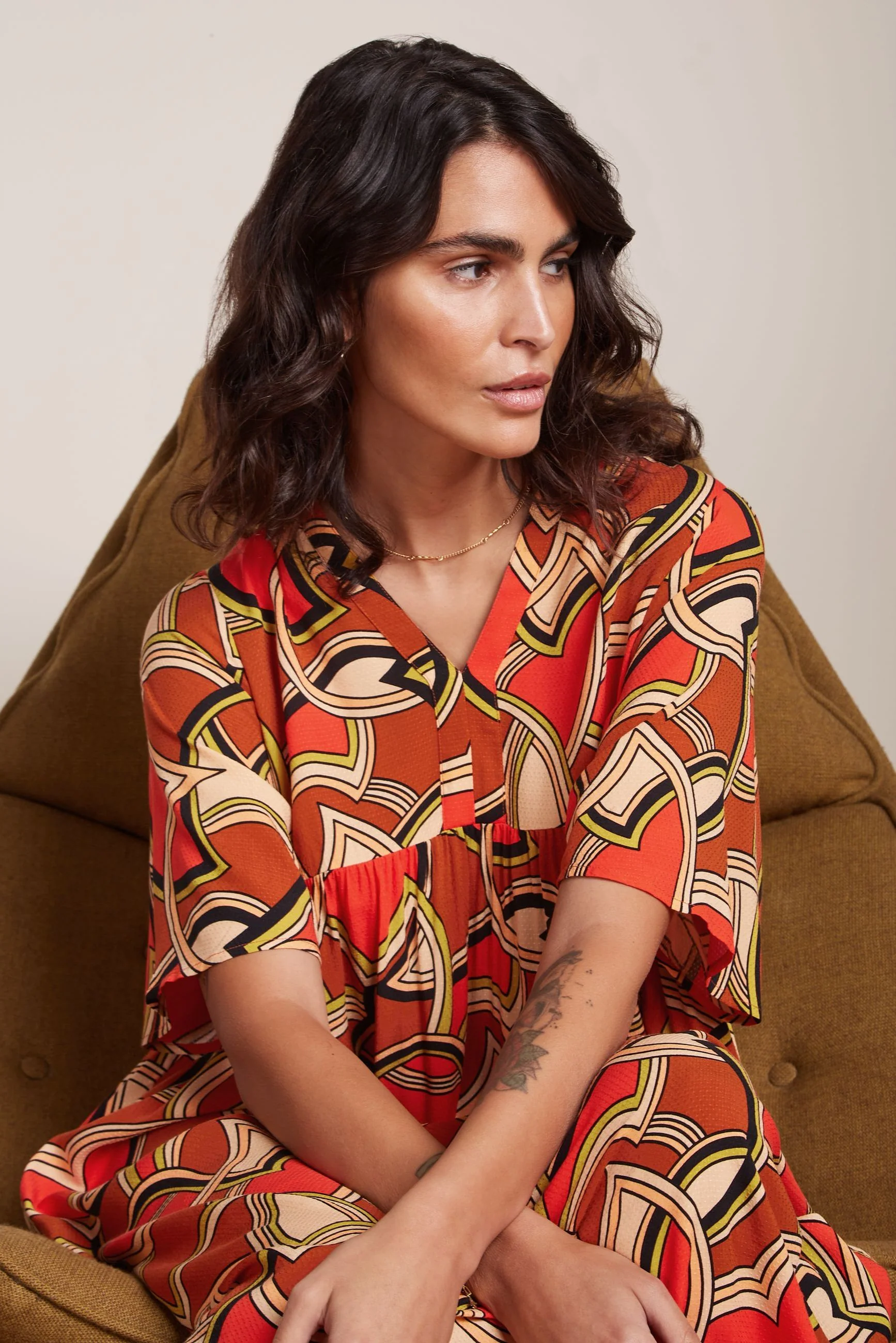 Ivana Dress Mellow Dobby - Image 2