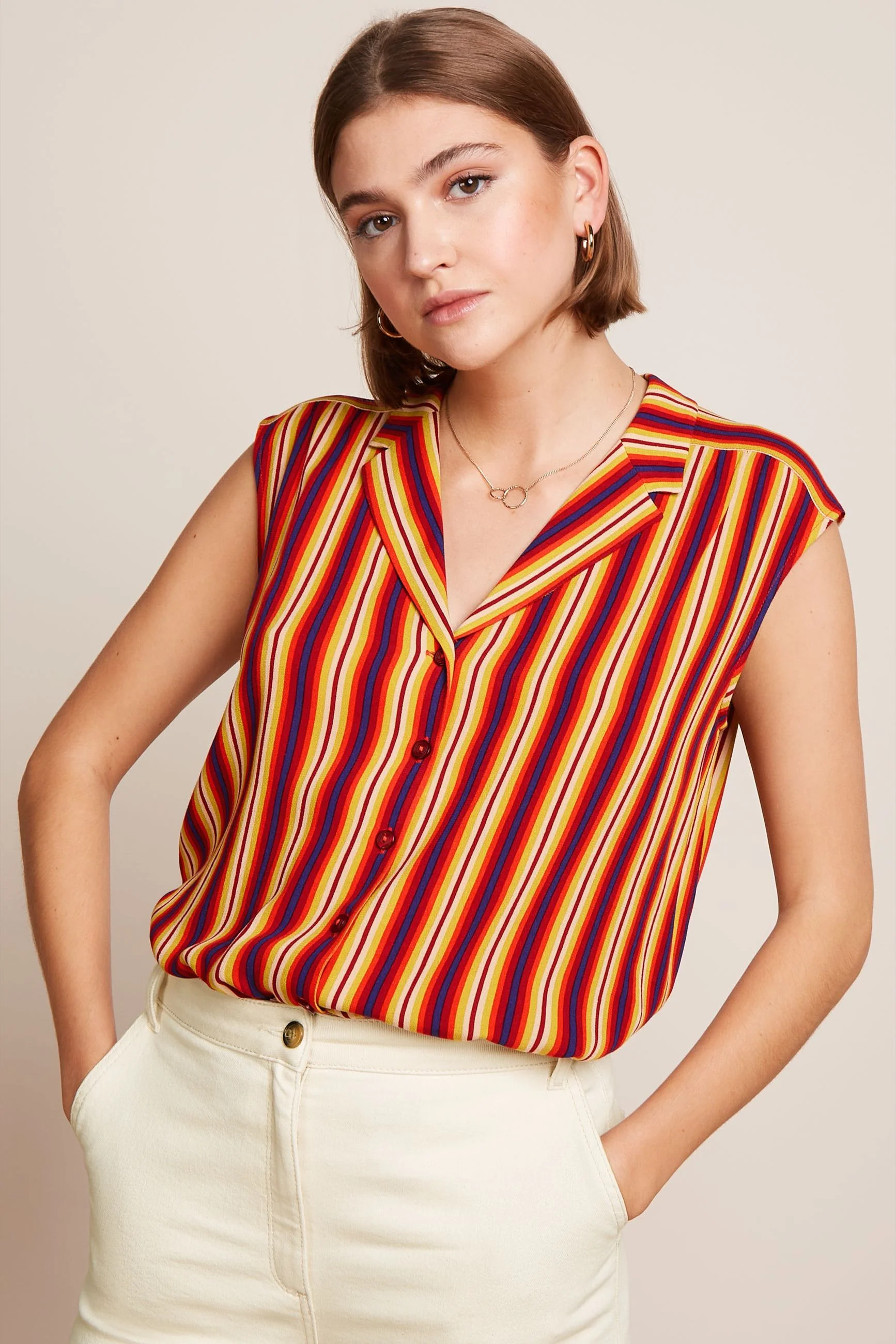 July Blouse Giverny