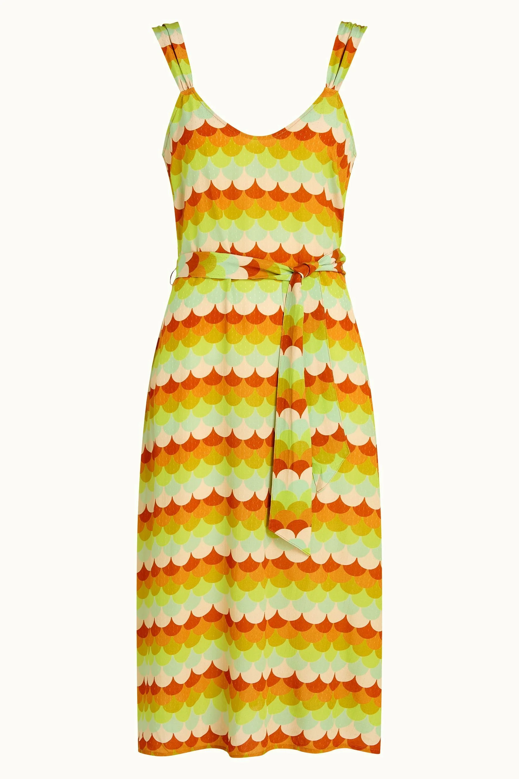 Lenny Midi Dress Peaches - Image 5