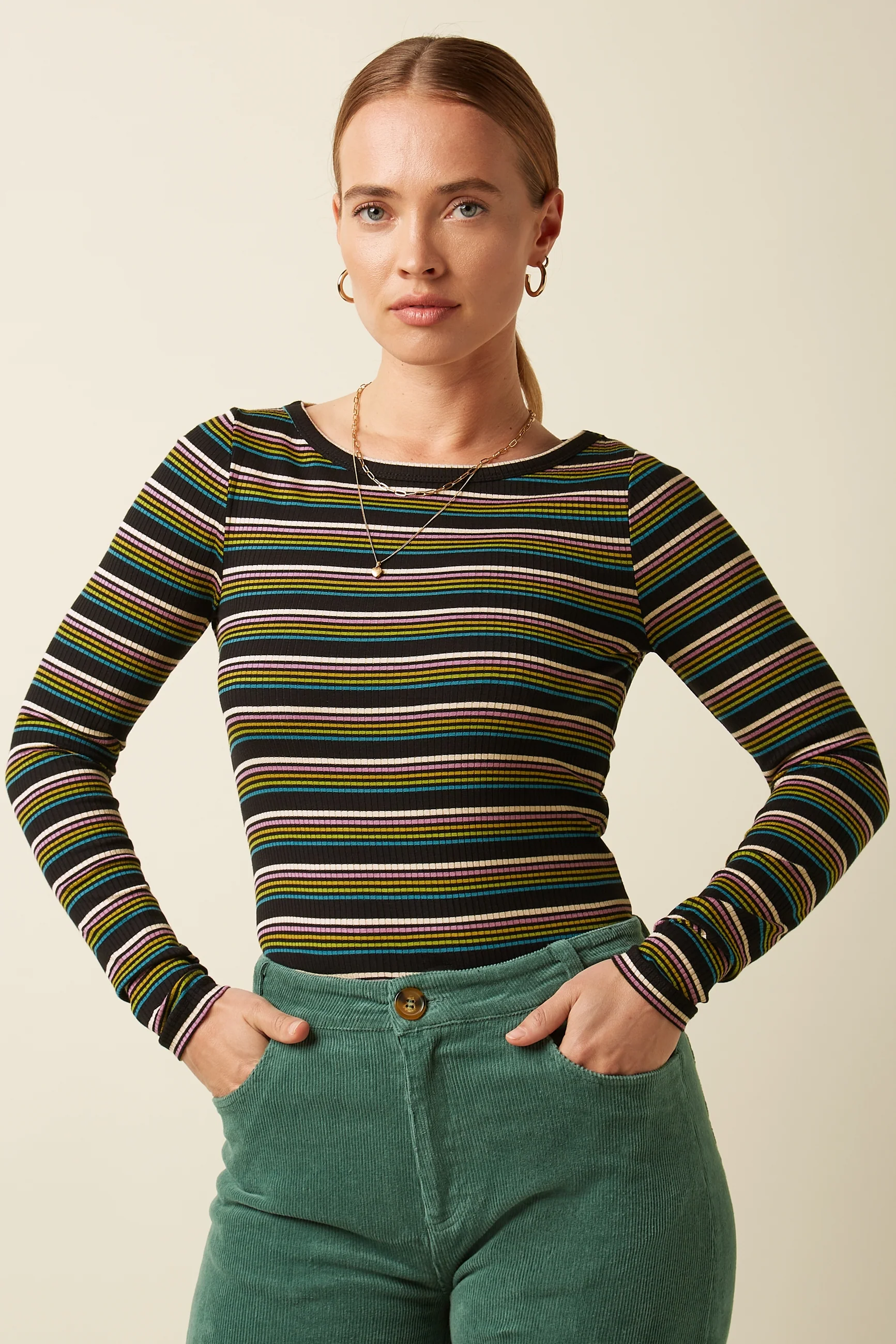 Lili Tee Frostine Stripe