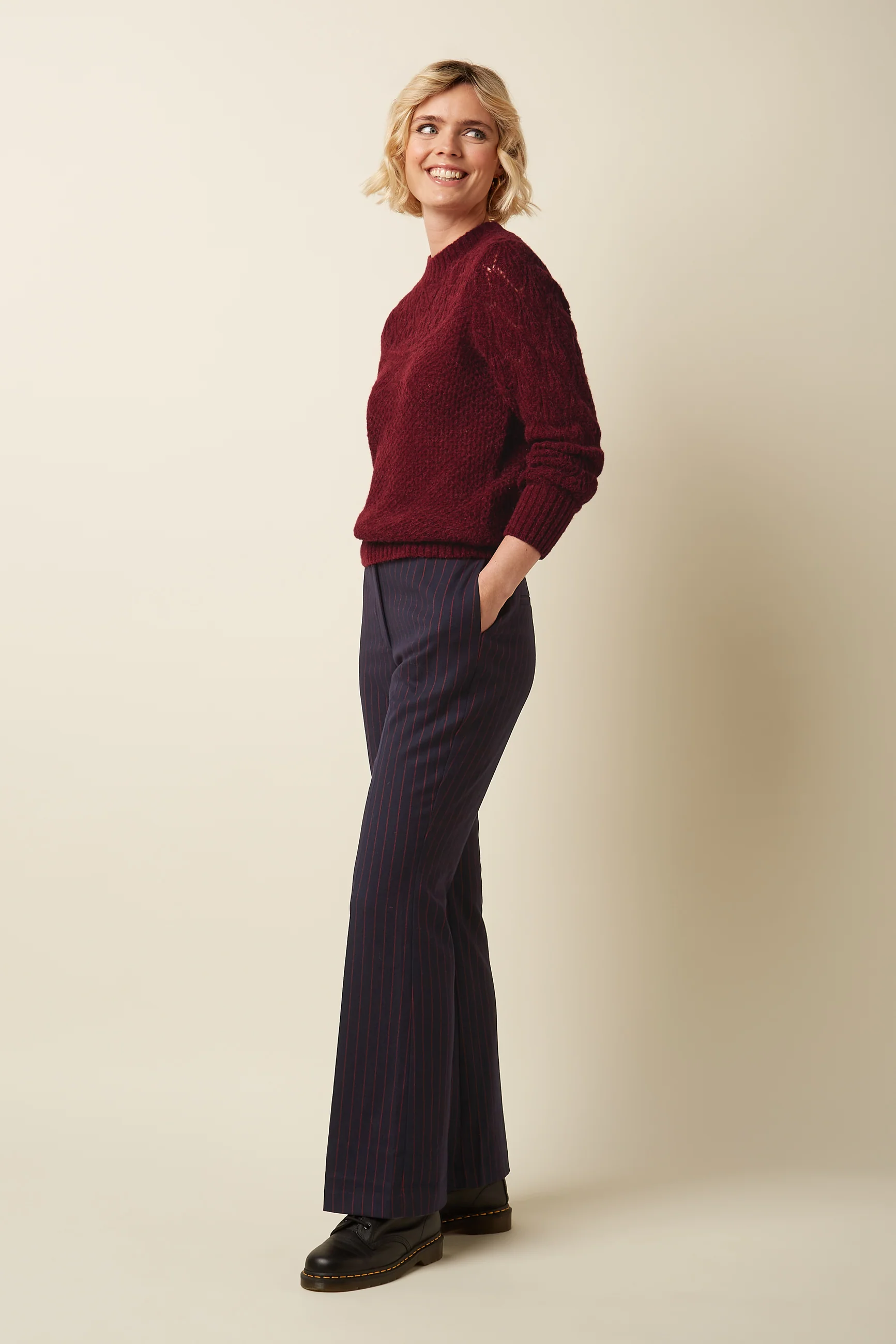 Livia Pants Pinstripe - Image 2