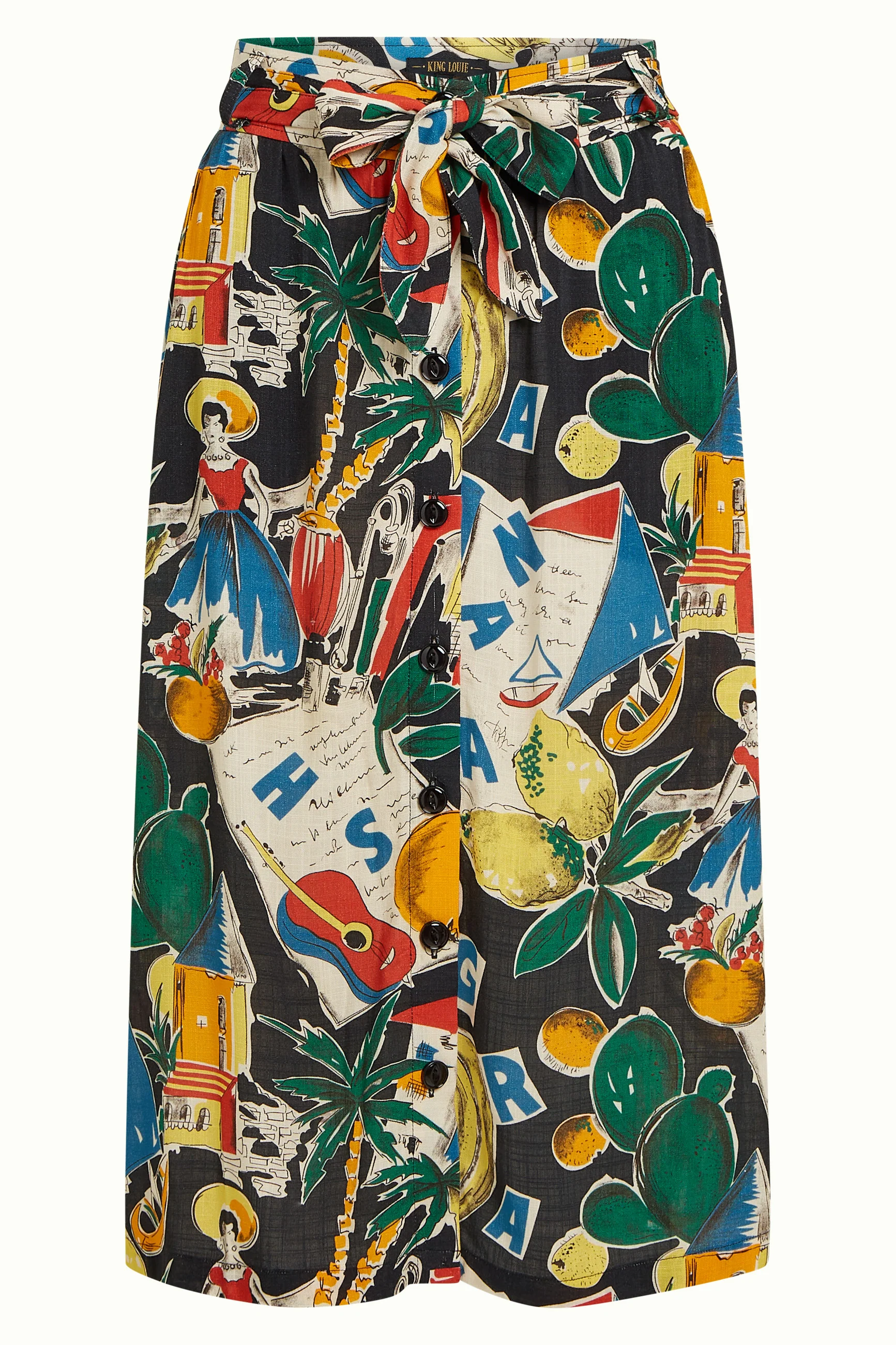 Lola Button Skirt Tropez - Image 5
