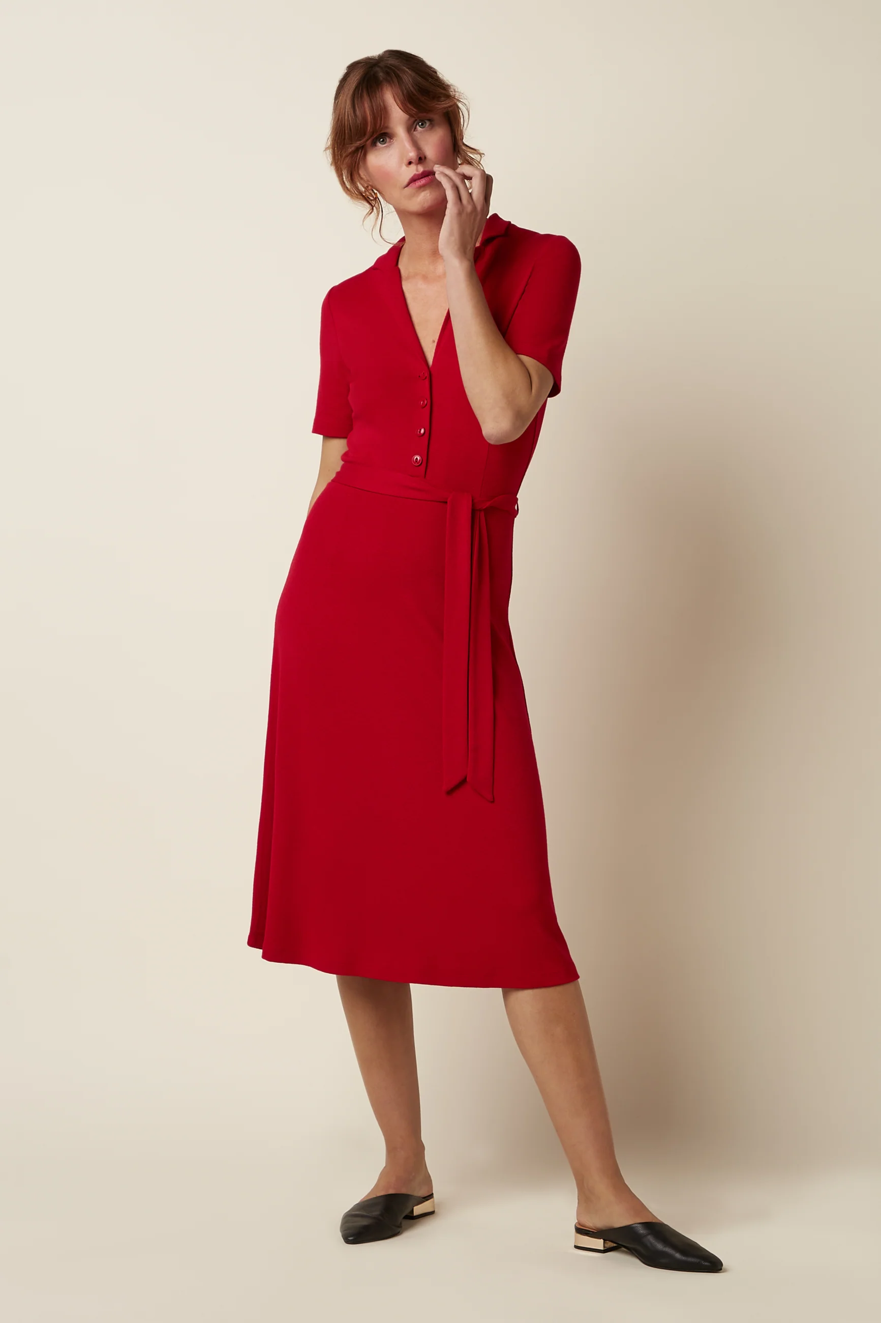 Lola Dress Milano Crepe