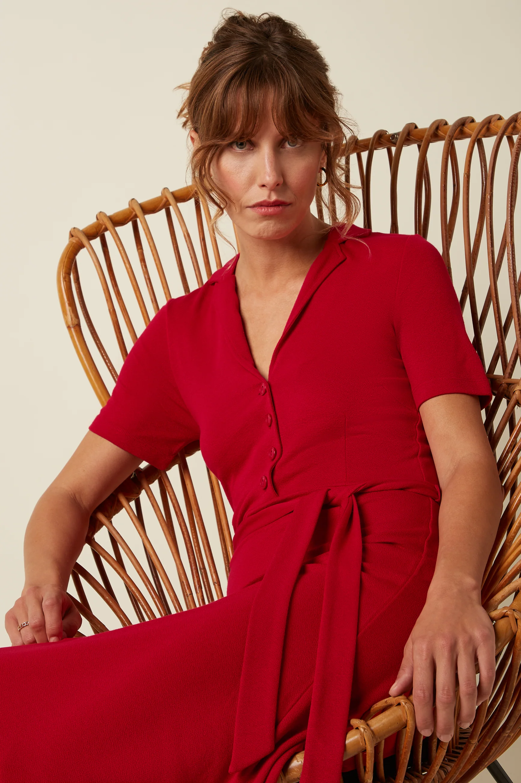 Lola Dress Milano Crepe - Image 2