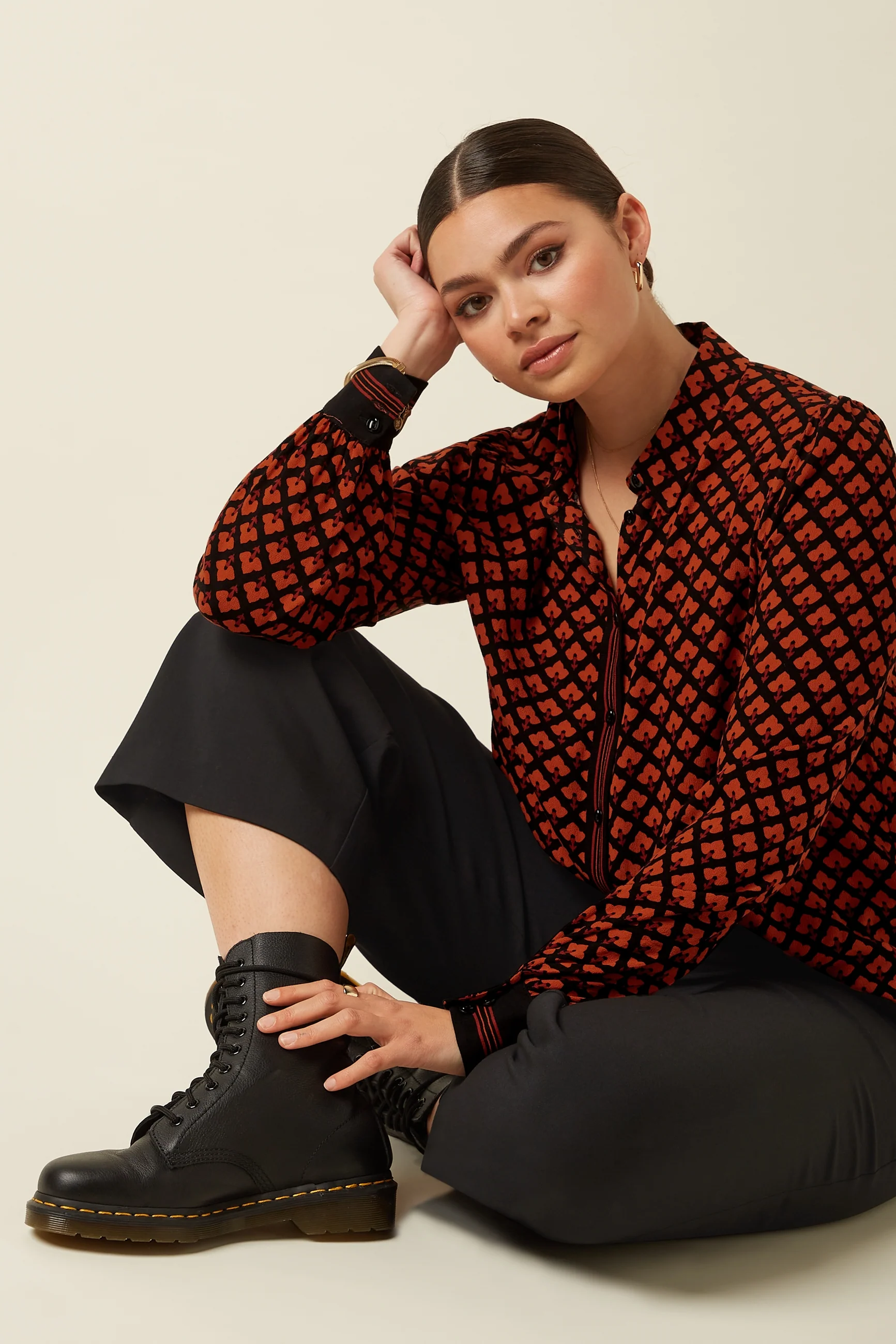 Maisie Blouse Moire - Image 2