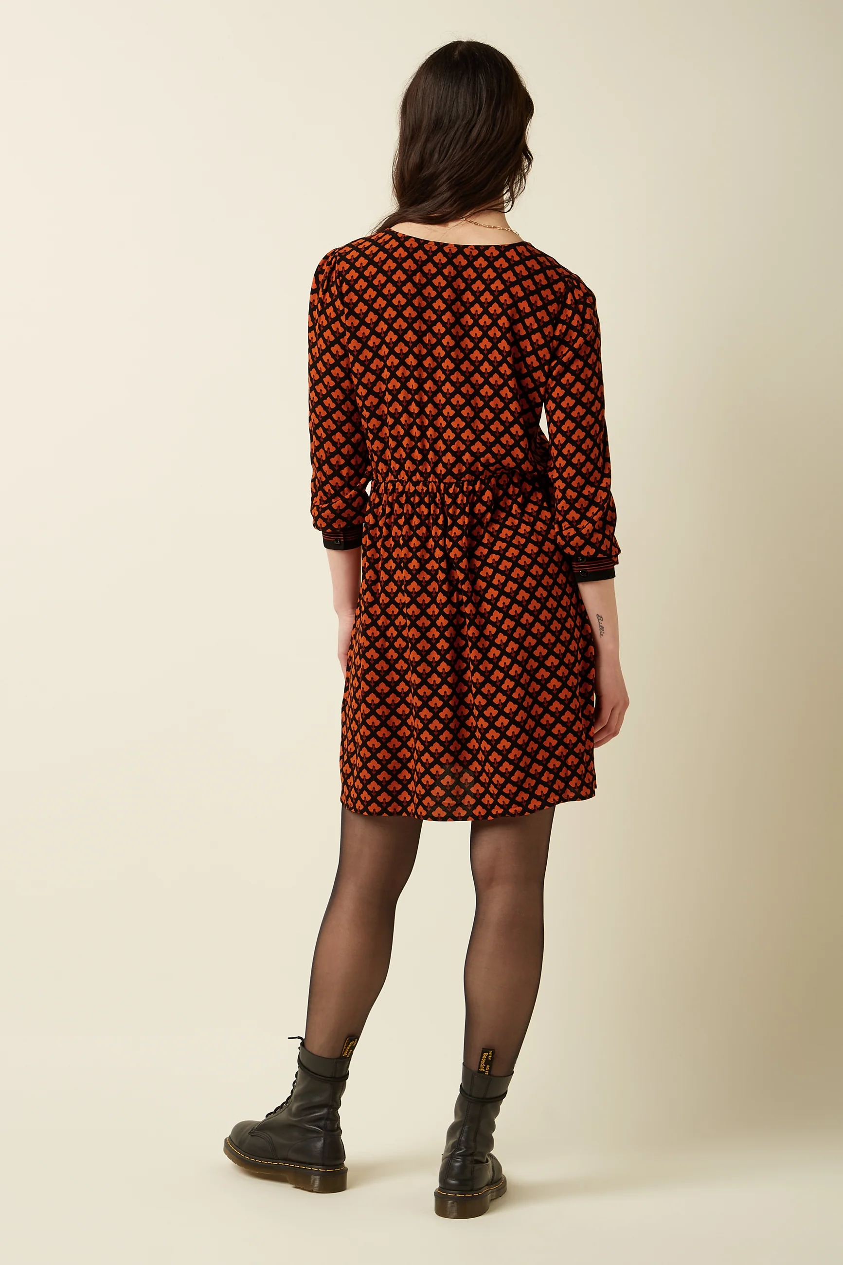 Marjorie Dress Moire - Image 3