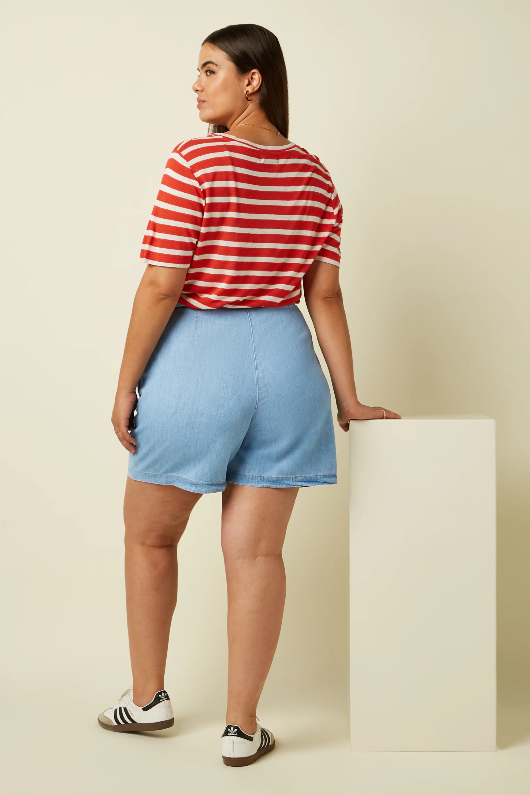 Marnie Shorts Festa Light Denim - Image 3