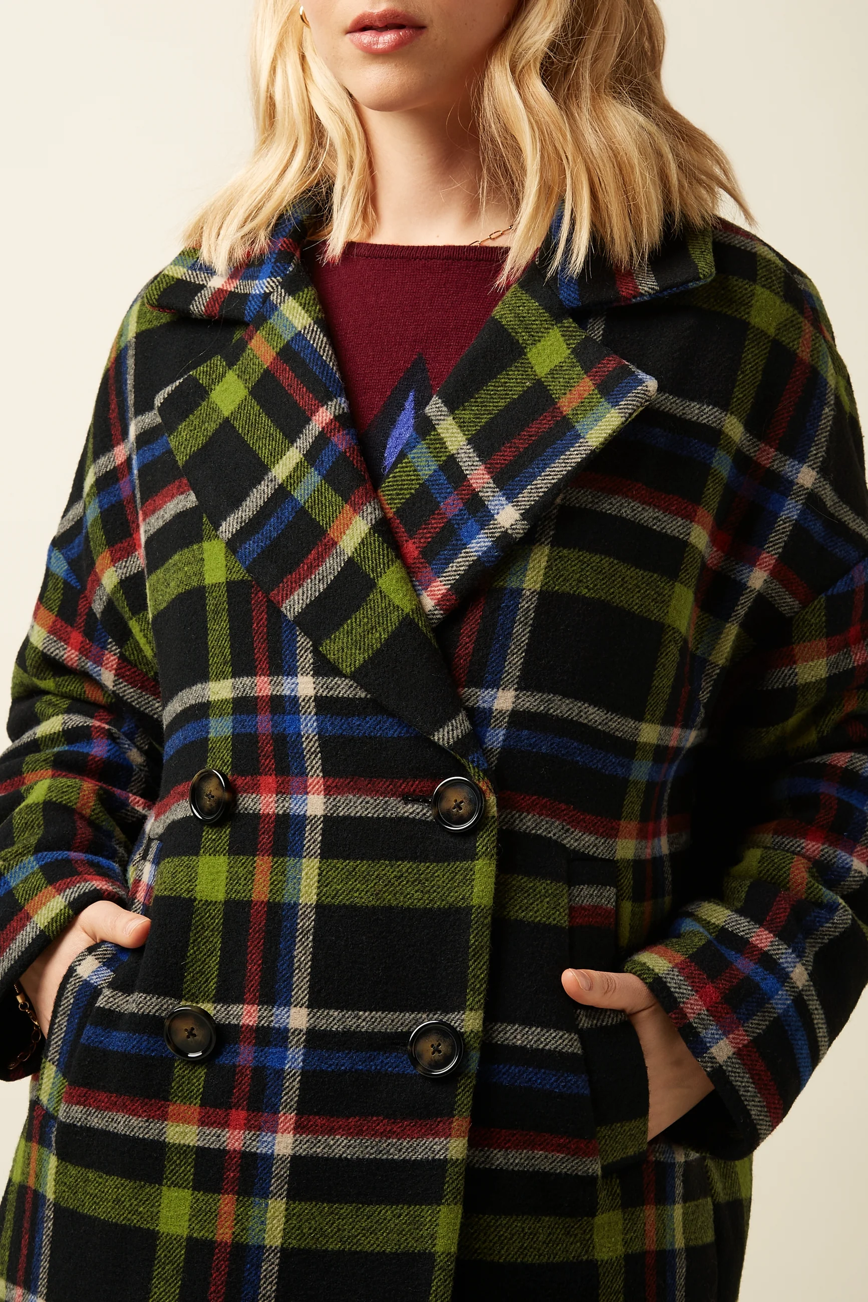 Nia Coat Karly Check - Image 2