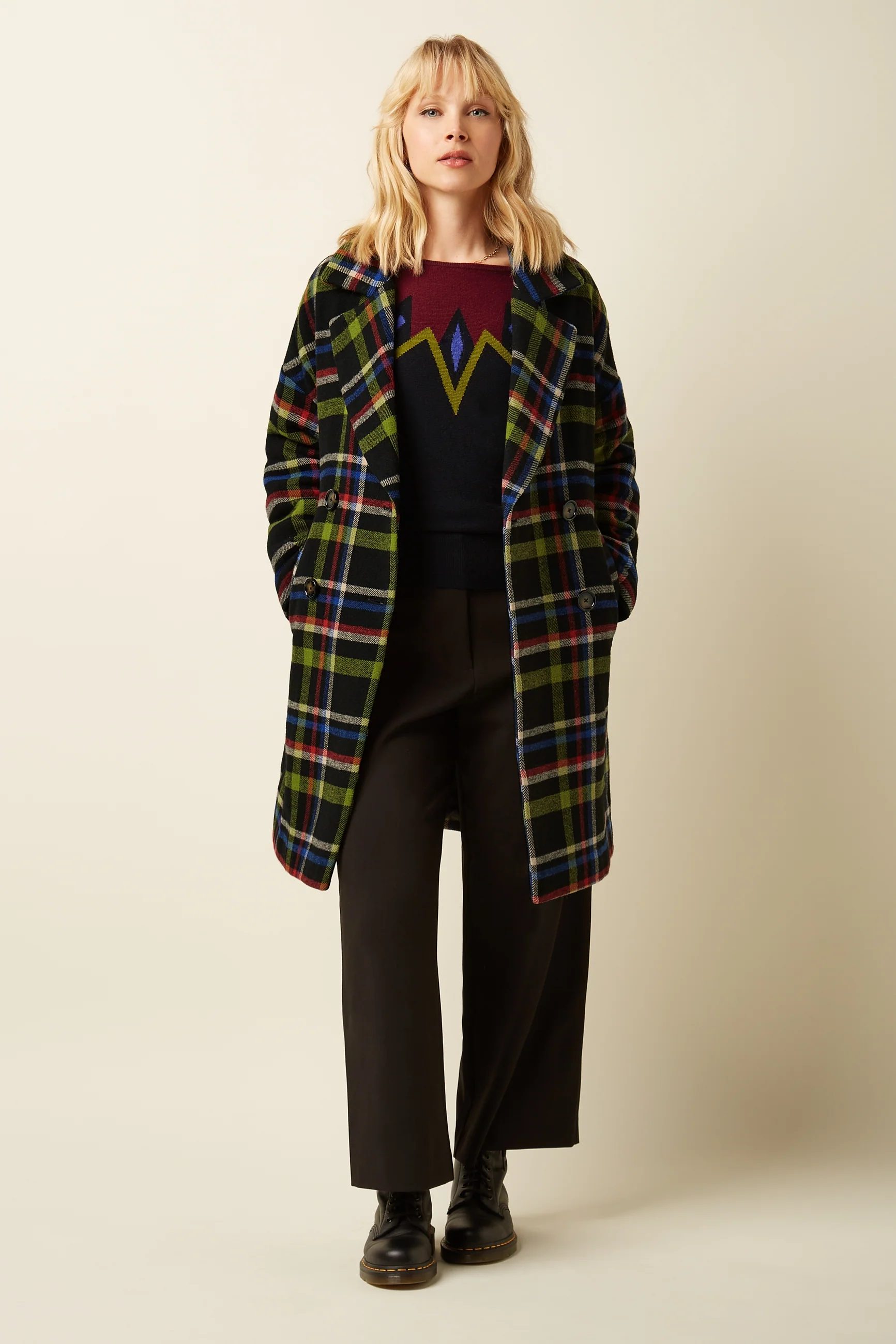 Nia Coat Karly Check - Image 3