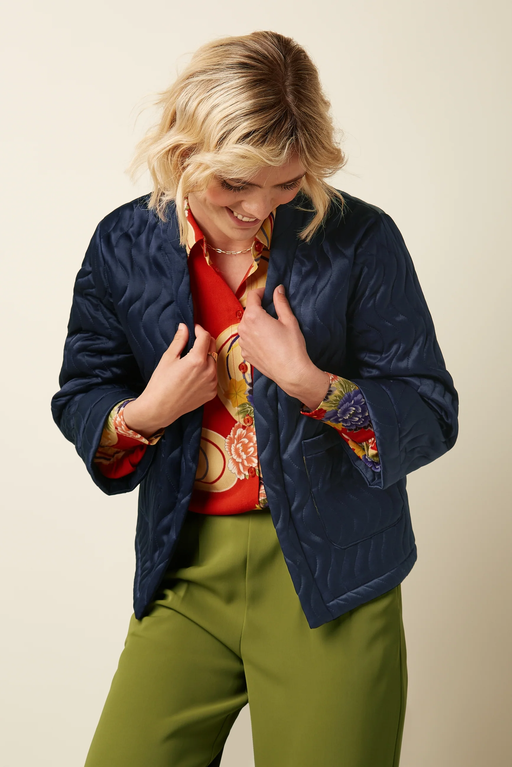 Noor Jacket Star Satin