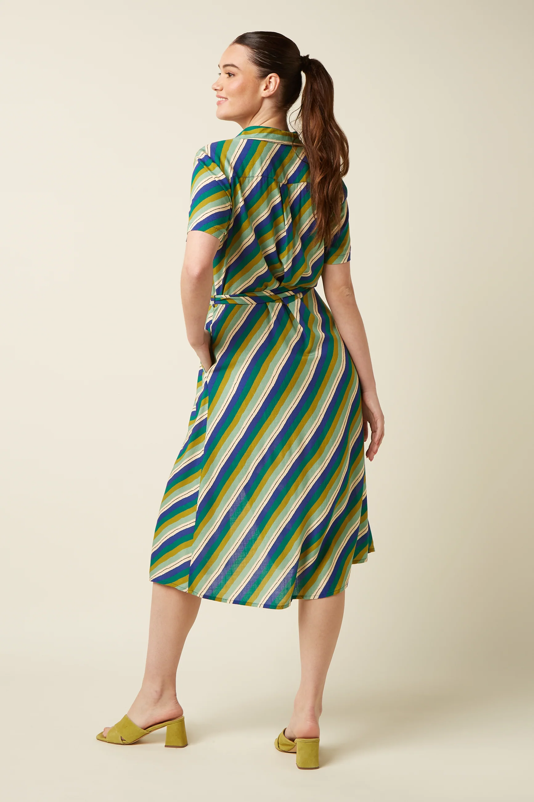 Olive Midi Dress Cliff - Image 3