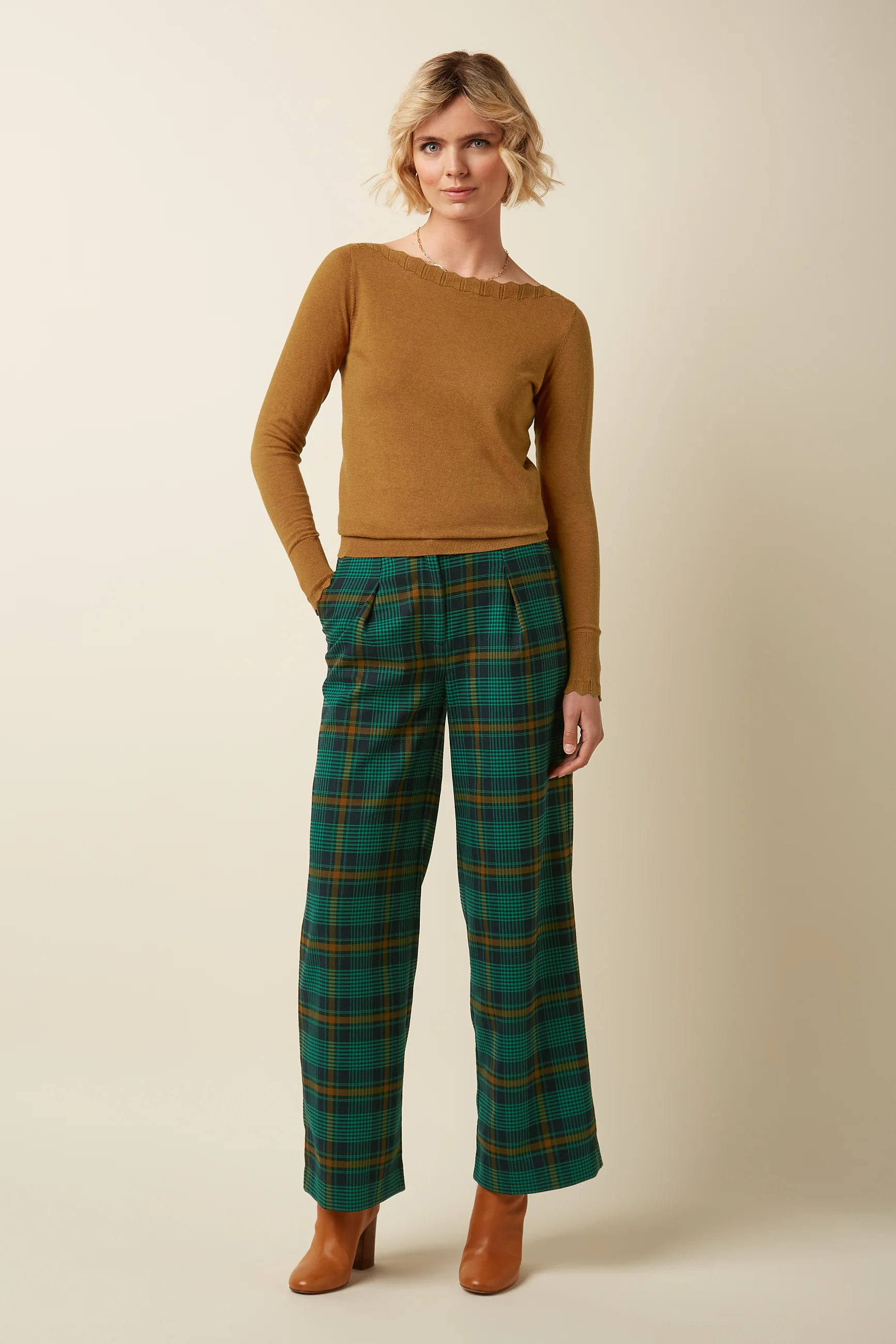 Rosa Pants Leeds Check - Image 2