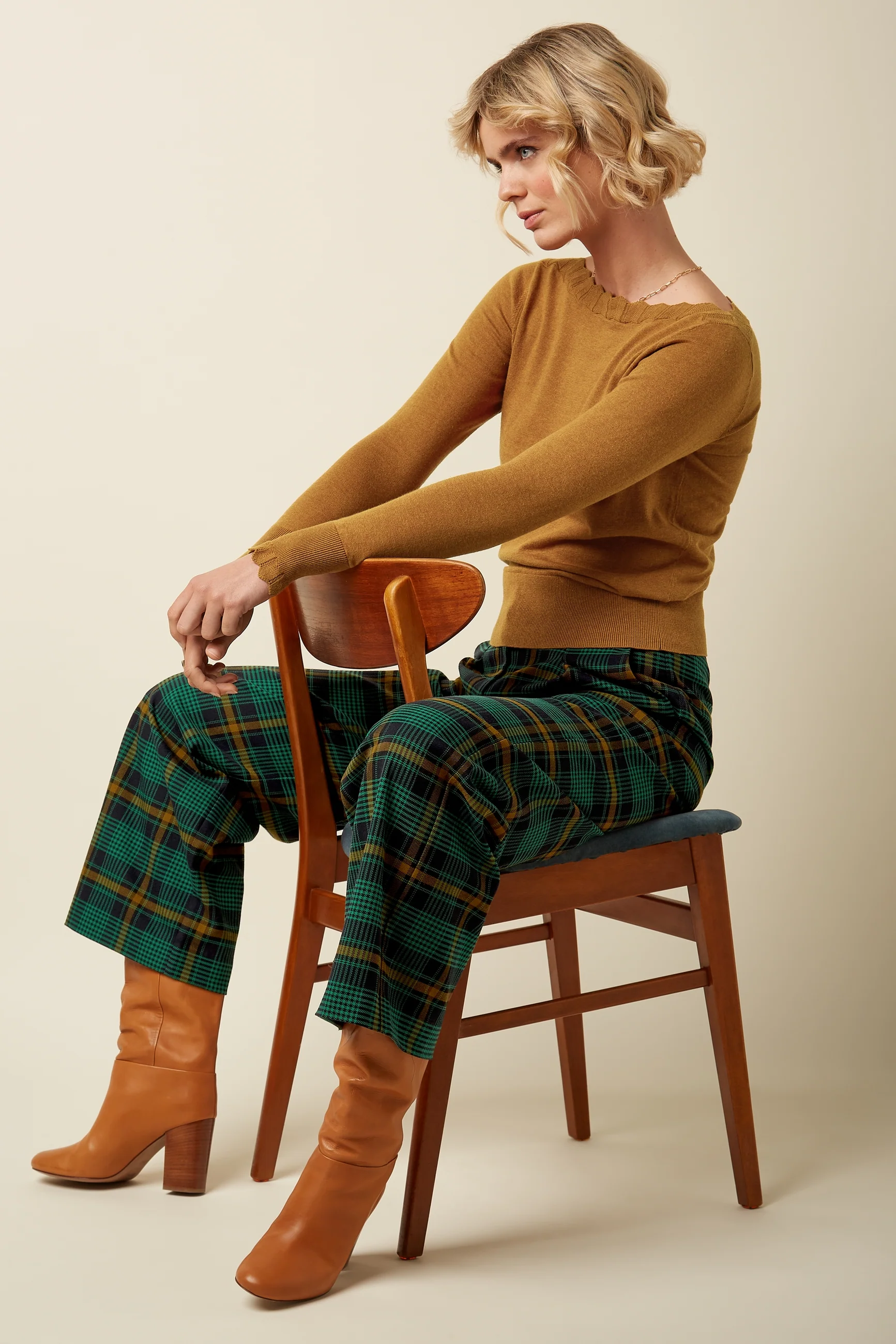 Rosa Pants Leeds Check - Image 3