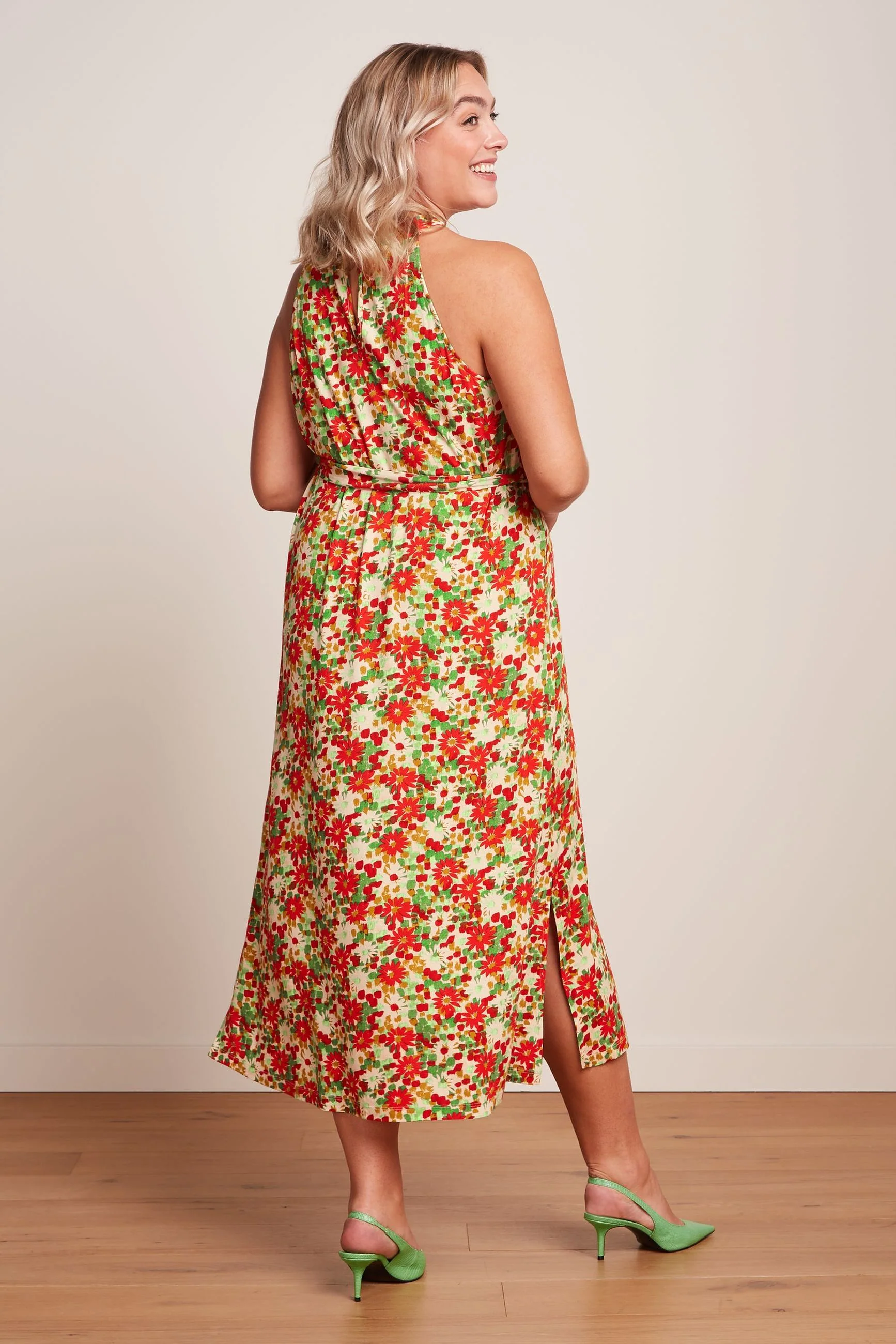 Virna Midi Dress Punch - Image 3